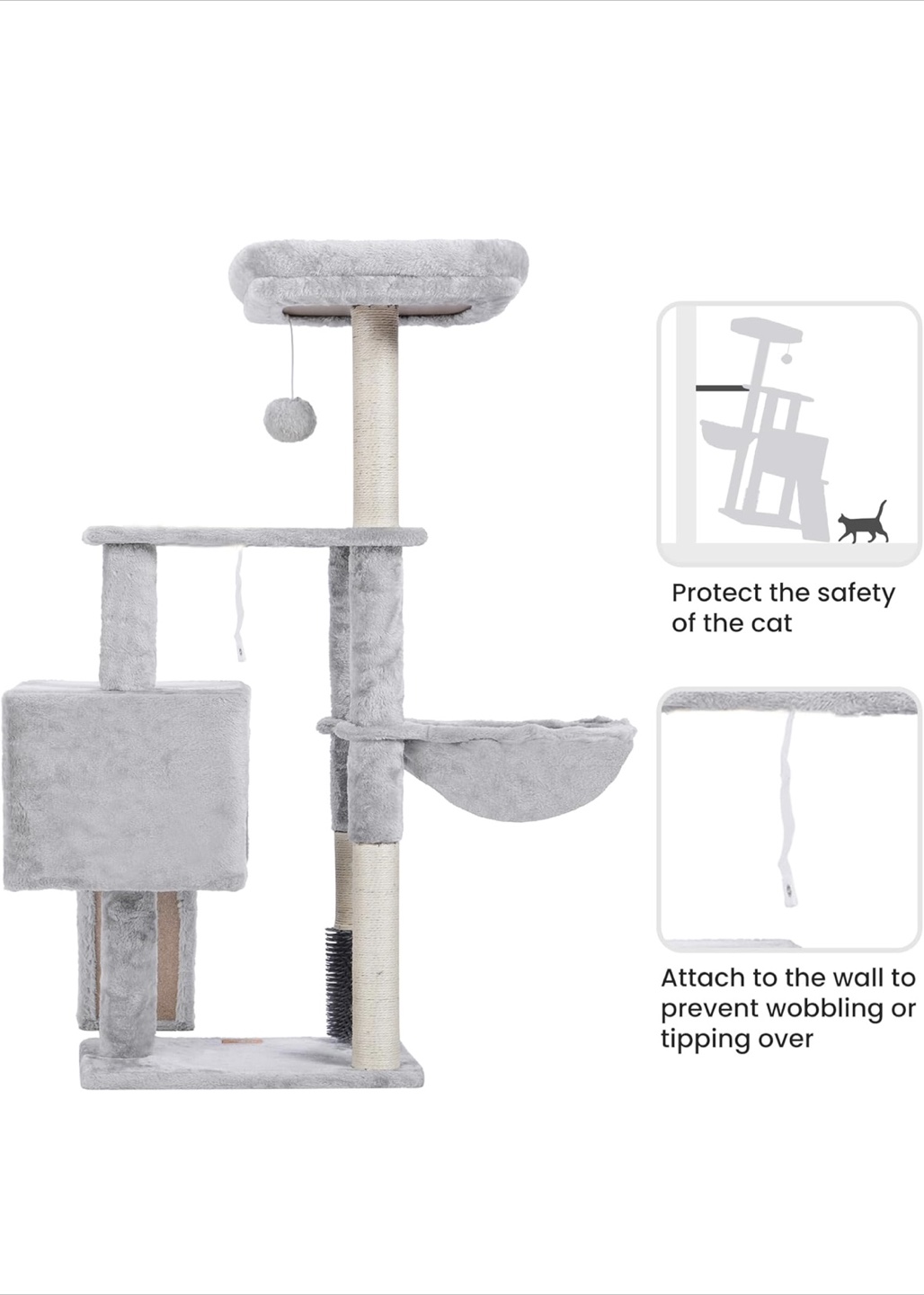🐾 Multi-Level Cat Tree Tower – Soft, Sturdy & Fun! 🐾 - photo 3
