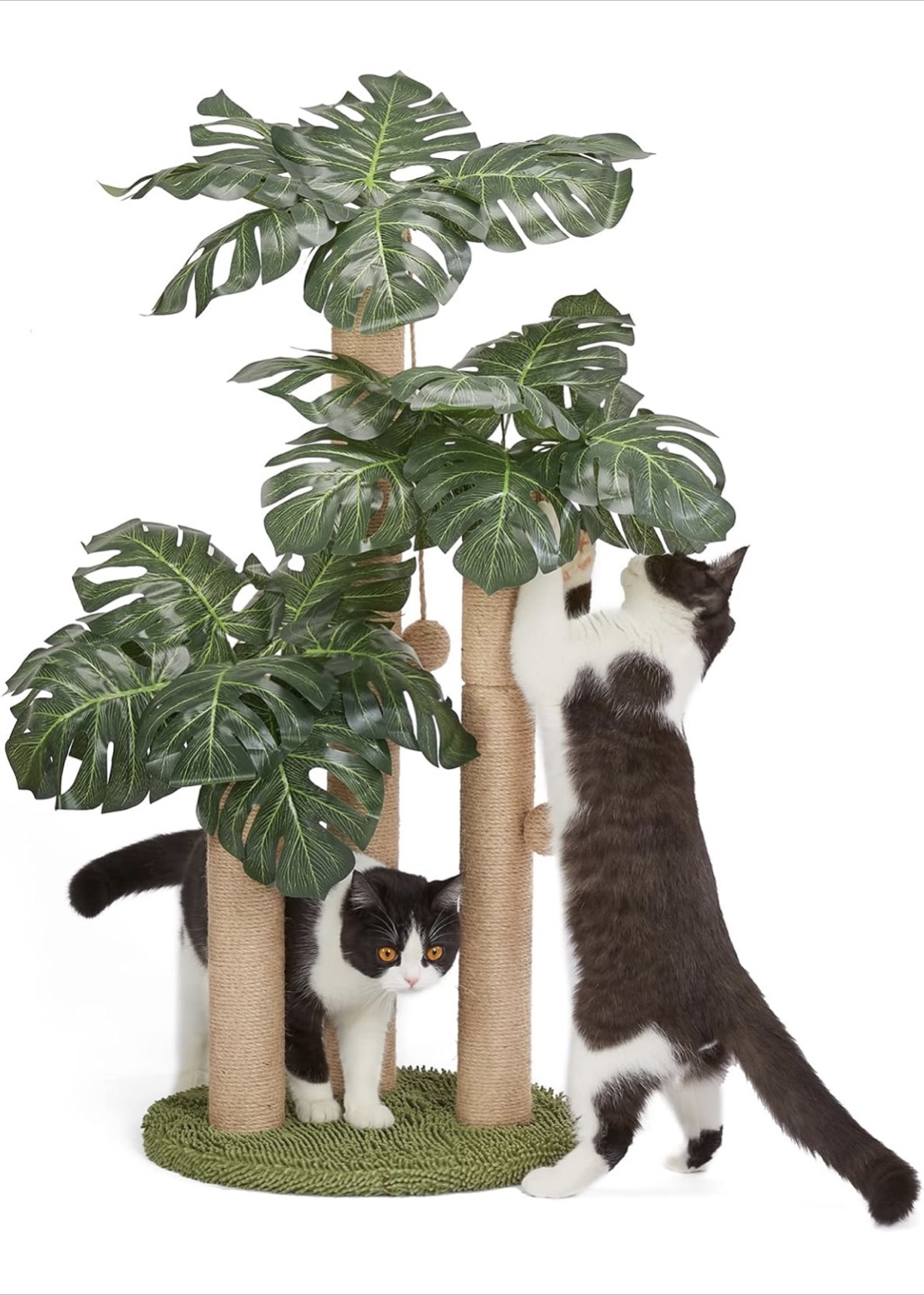 🐾 Jungle-Inspired Cat Scratching Post – Stylish & Functional 🐾