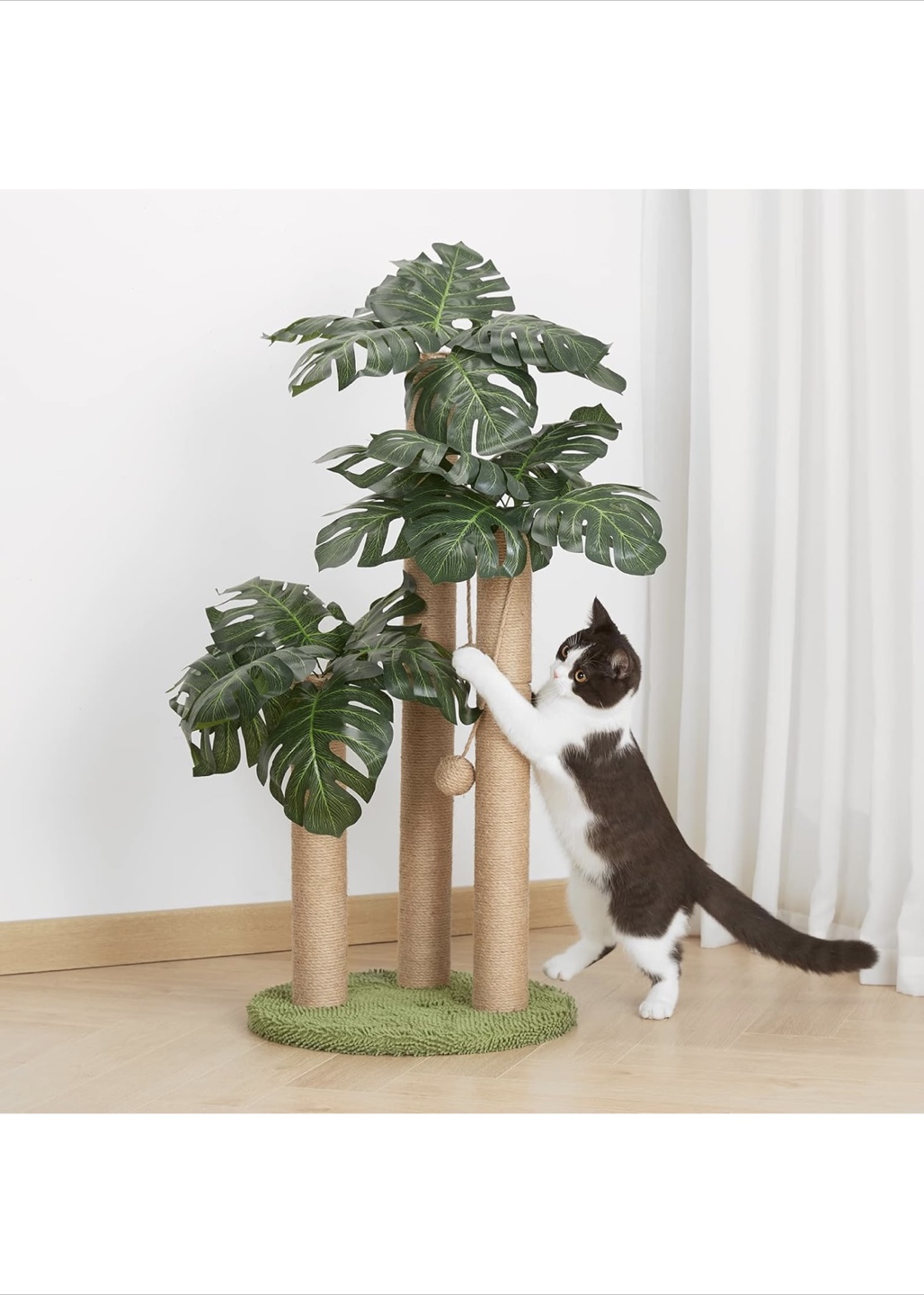 🐾 Jungle-Inspired Cat Scratching Post – Stylish & Functional 🐾 - photo 3