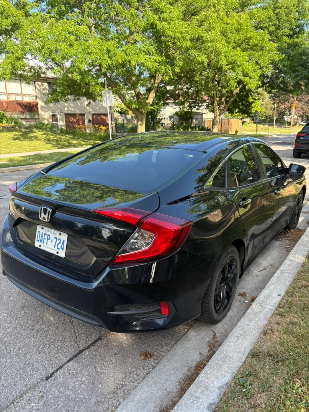 Black Honda Civic 2018 Km 20000 rebel thumbnail