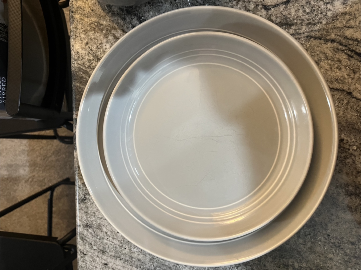 Gray Dinnerware Set - Plates and Bowls - photo 3
