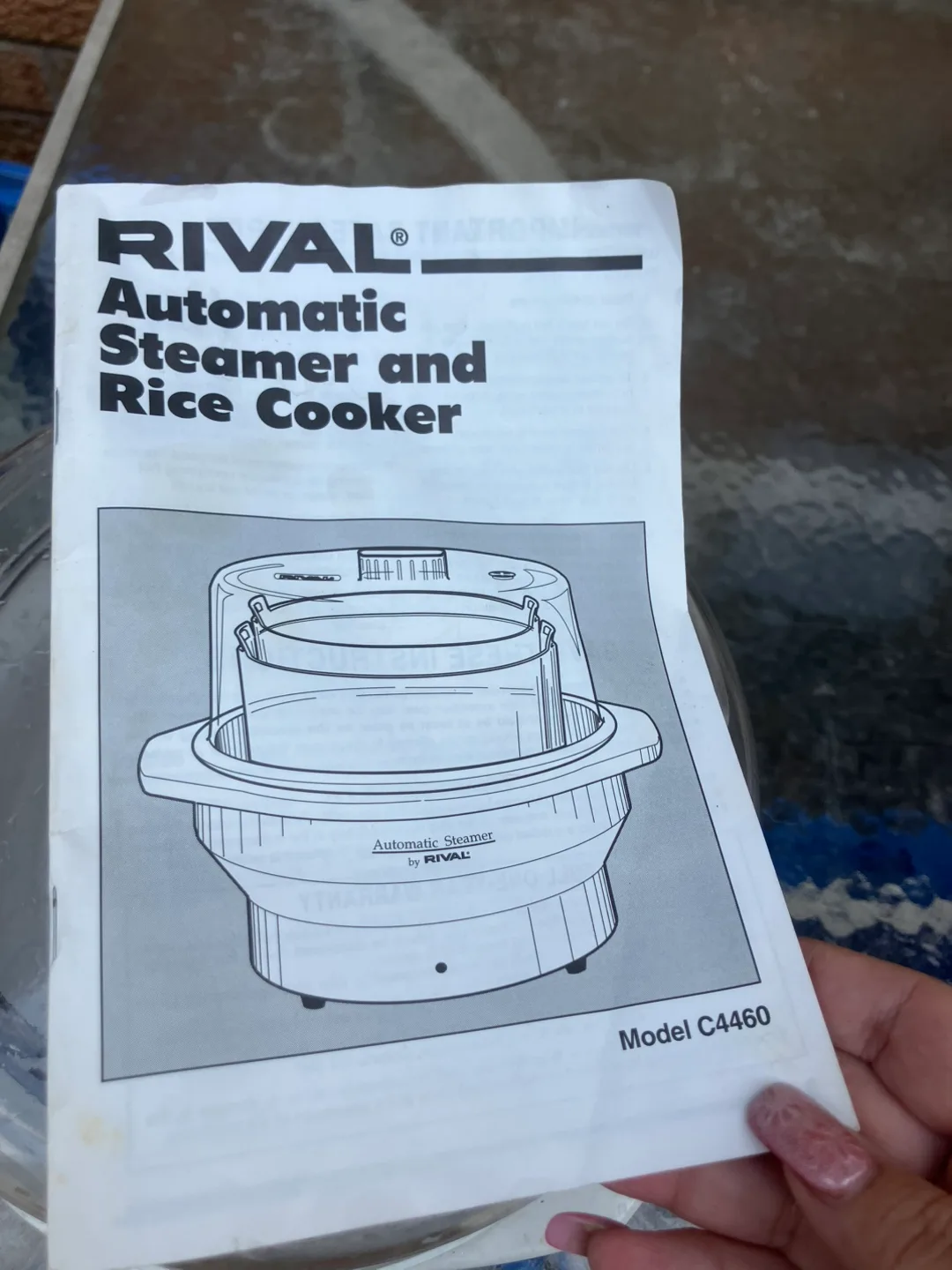 Rival Automatic Steamer and Rice Cooker C4460 thumbnail