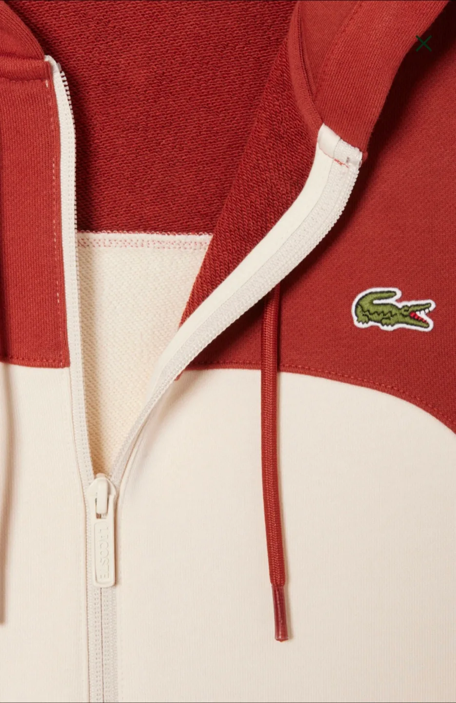 New Lacoste Colourblock Zip-Up Hoodie - Size 5 thumbnail