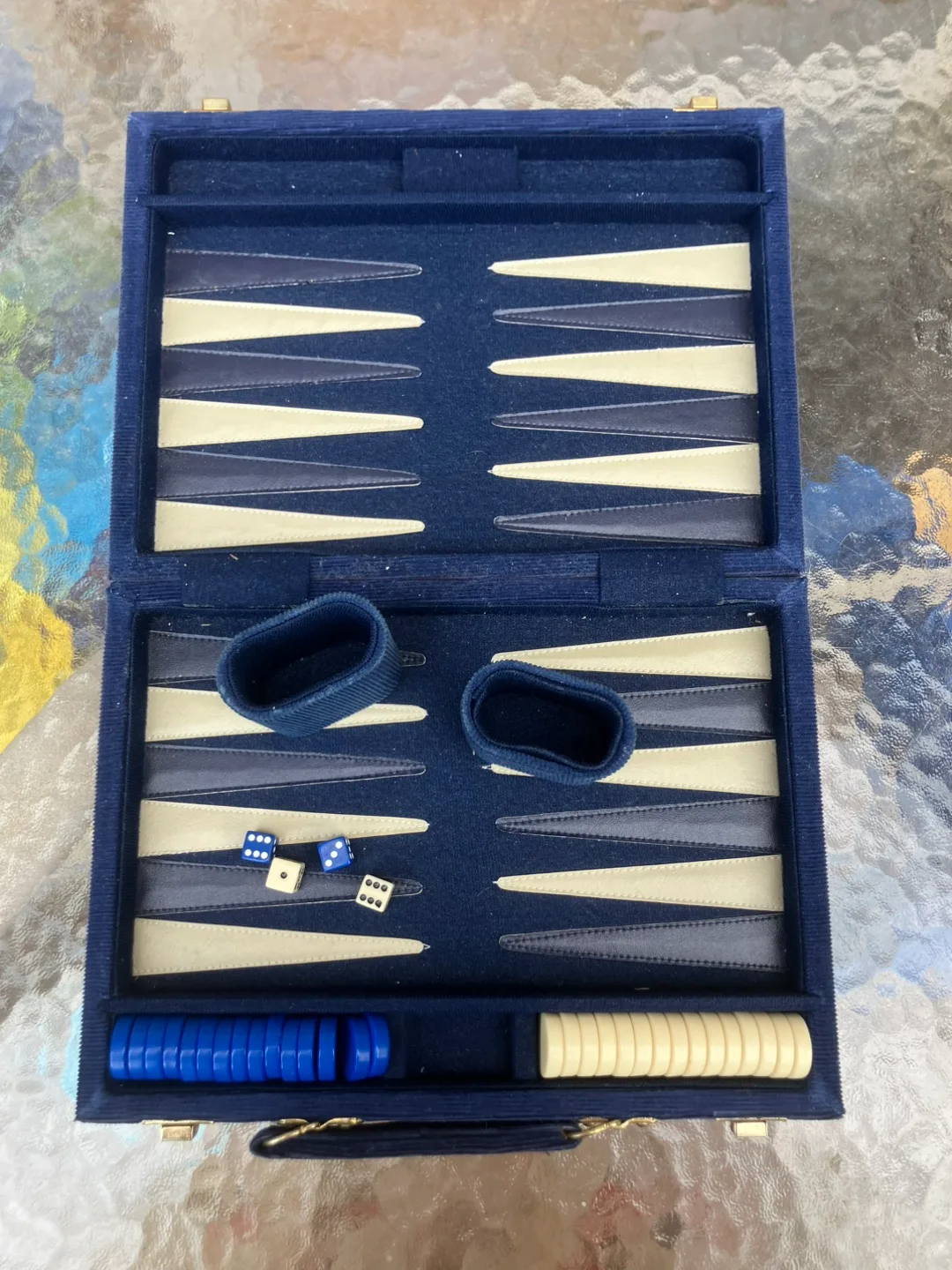 Complete Backgammon set-travel size thumbnail