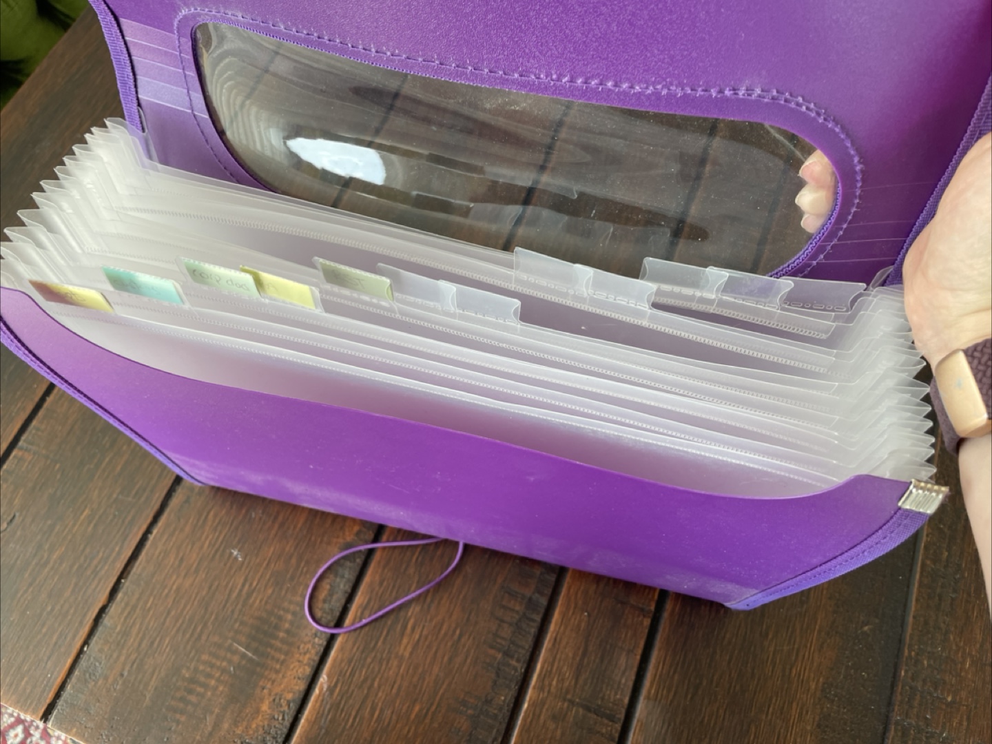 Free Purple Expanding File Folder - photo 2