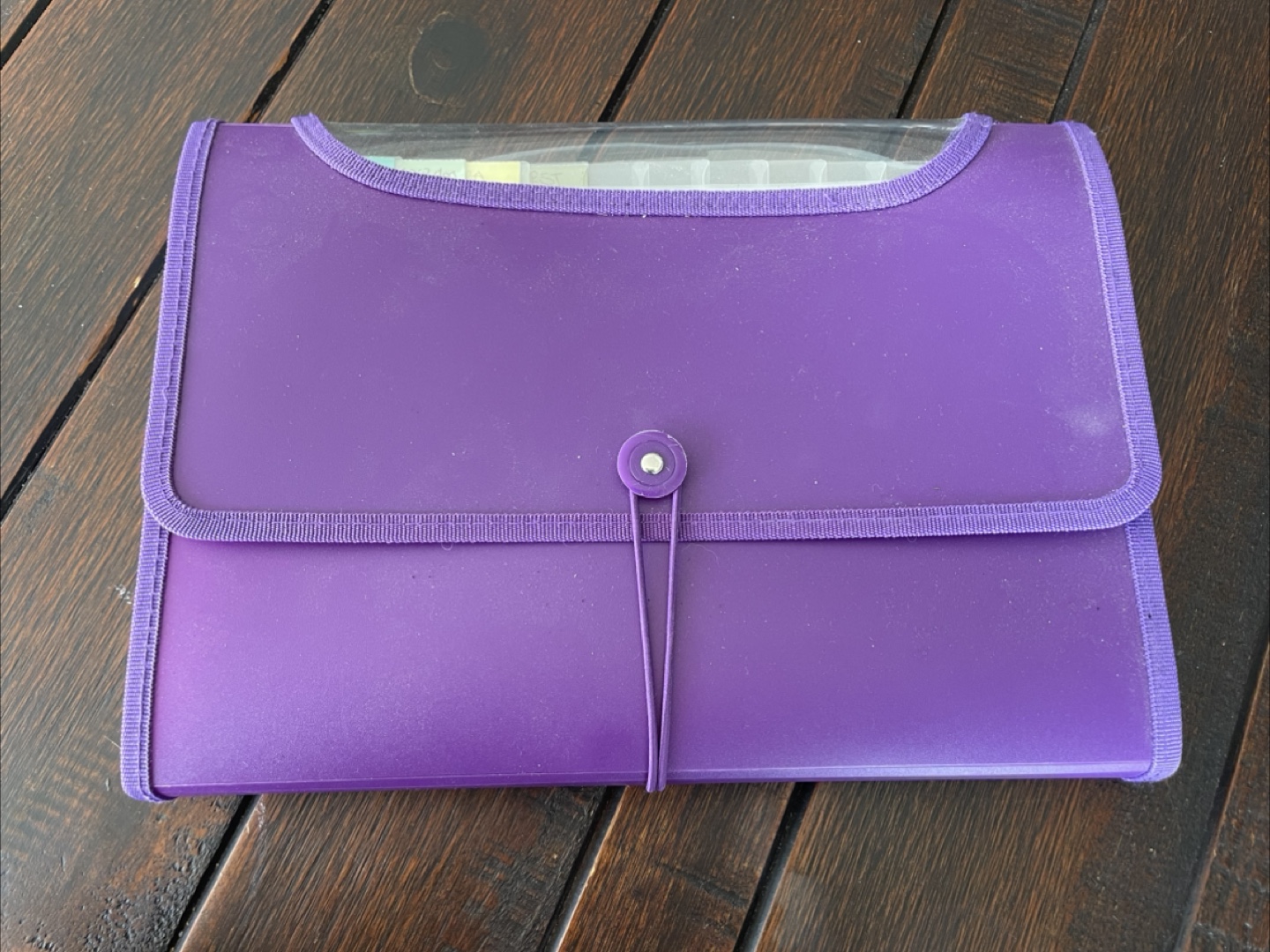 Free Purple Expanding File Folder
