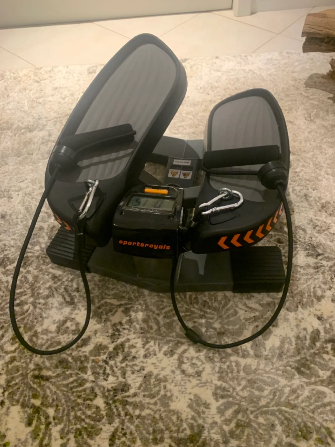 Sportsroyals Mini Stair Stepper with Resistance Band image indicator(6)