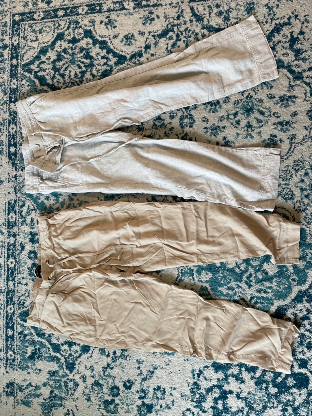 Two Pairs of Breezy Beige Pants thumbnail