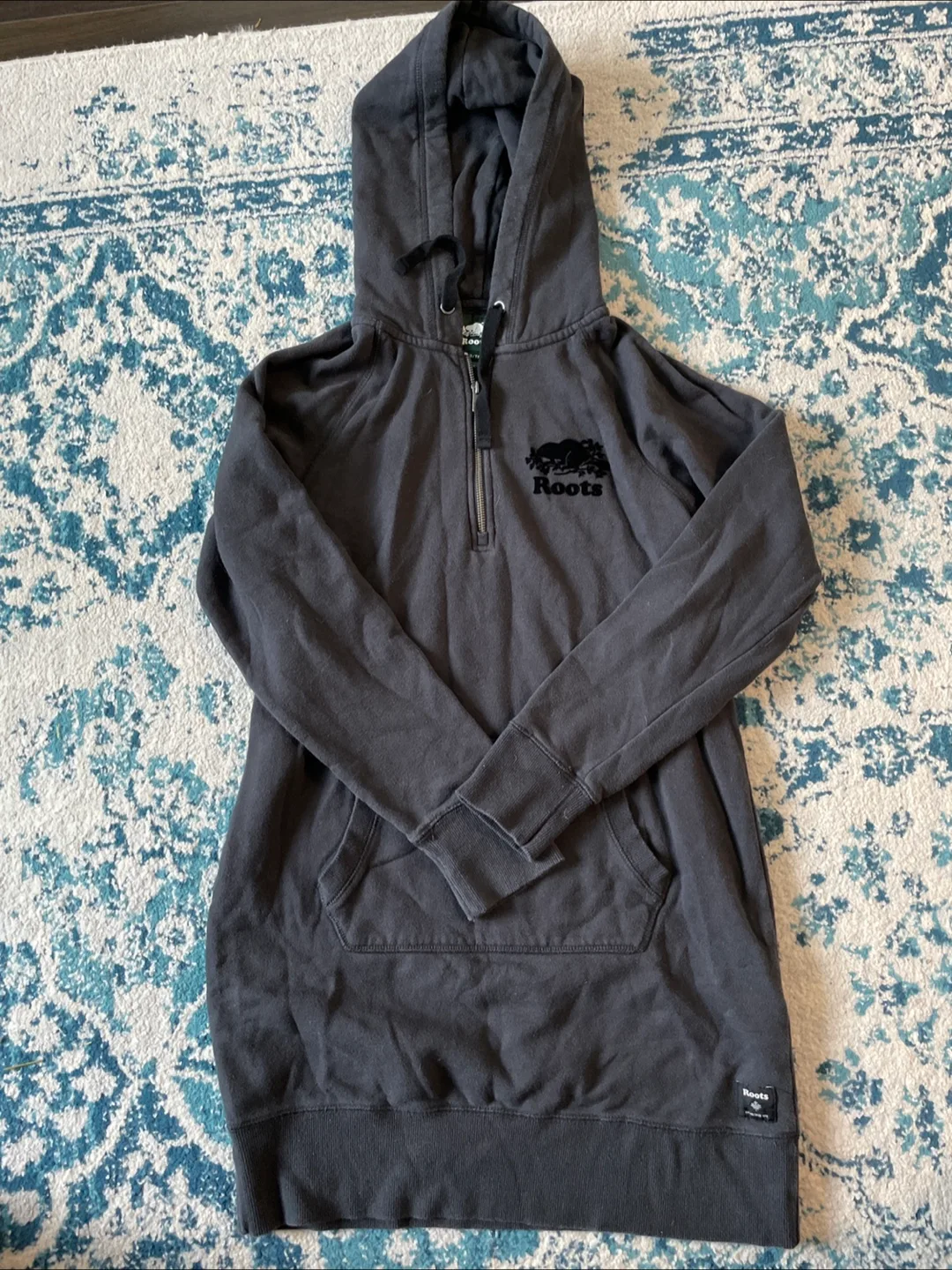 Roots Quarter Zip Hoodie Dress 🇨🇦 thumbnail