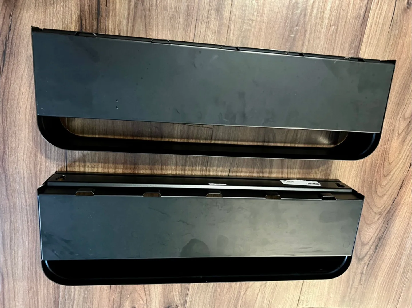 IKEA LILLASJÖN Black Metal Wall Shelf image indicator(3)