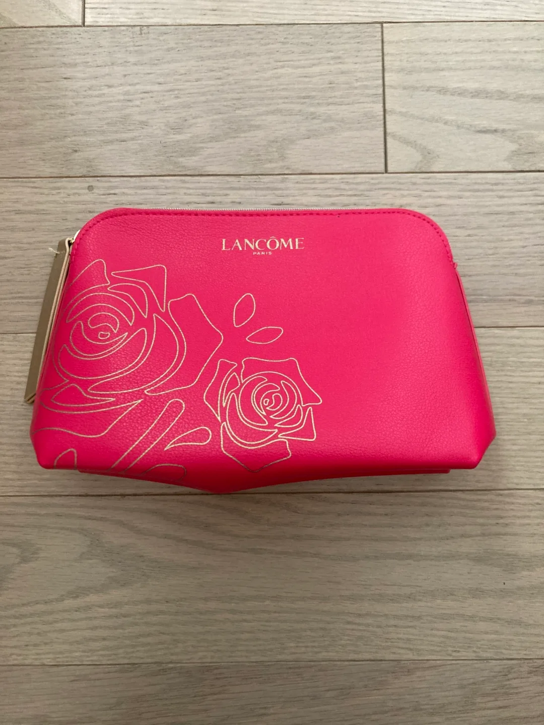 🇨🇦🍁Lancôme Bright Pink Cosmetic Pouch - New thumbnail