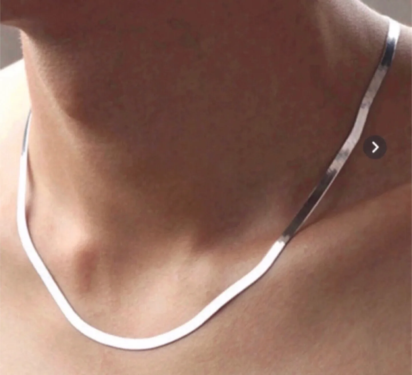 Silver  Necklace. Price drop 😳 we have 2 colours gold and silver thumbnail