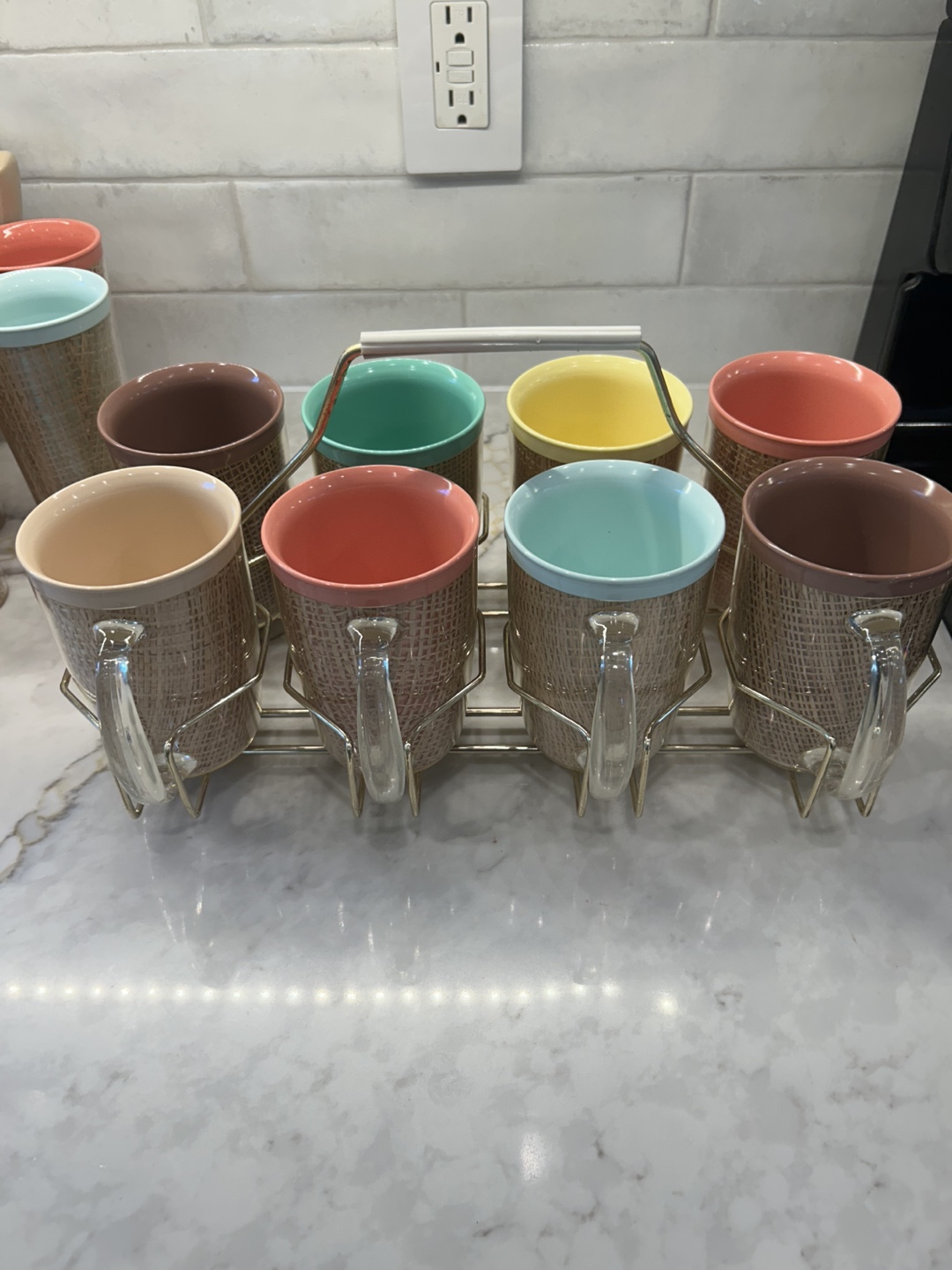 Vintage burlap raffia ware from the 1950’s /60’s - photo 2