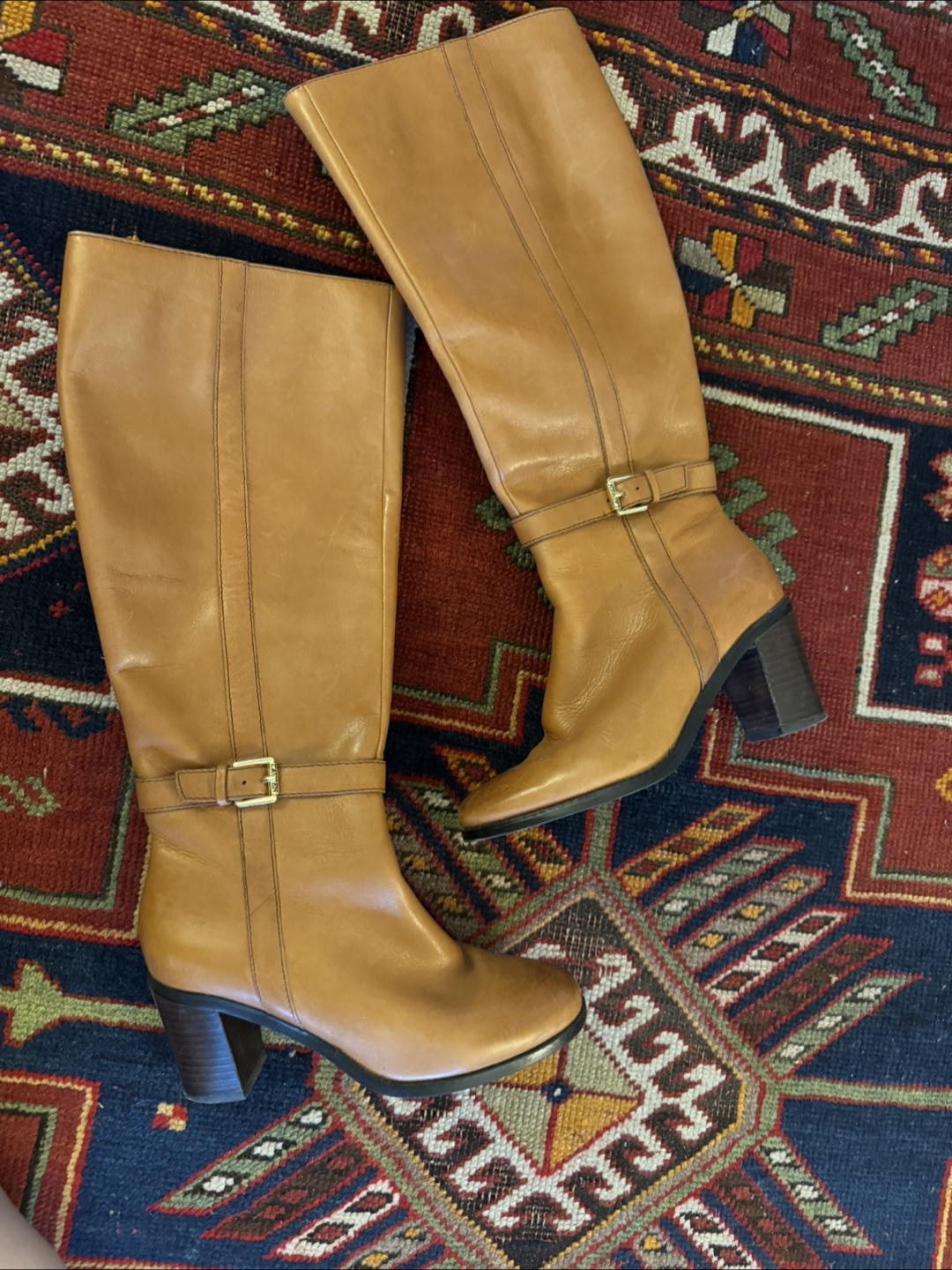 Ralph Lauren Tan Boots