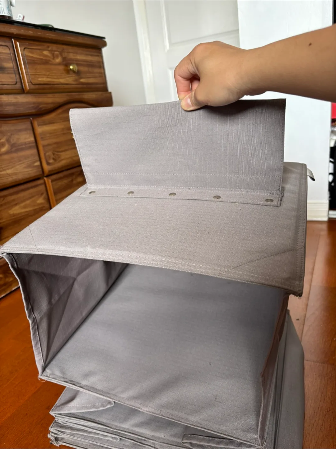 Hanging Closet Organizer - Grey image indicator(3)