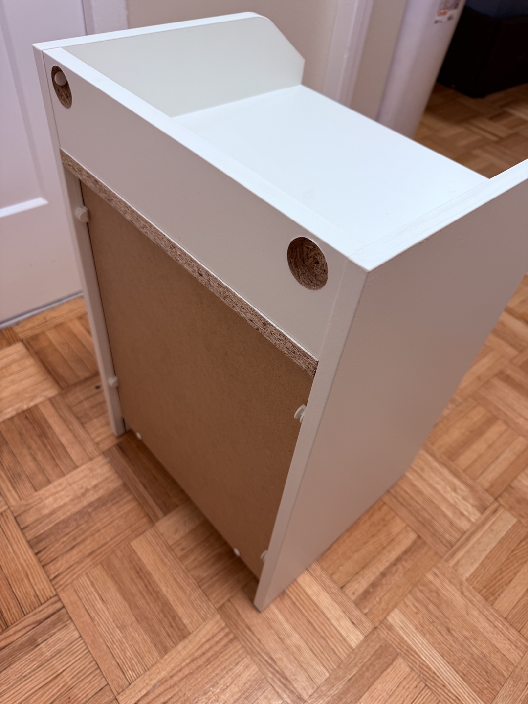 IKEA Hauga White Nightstand - Like New! - photo 3