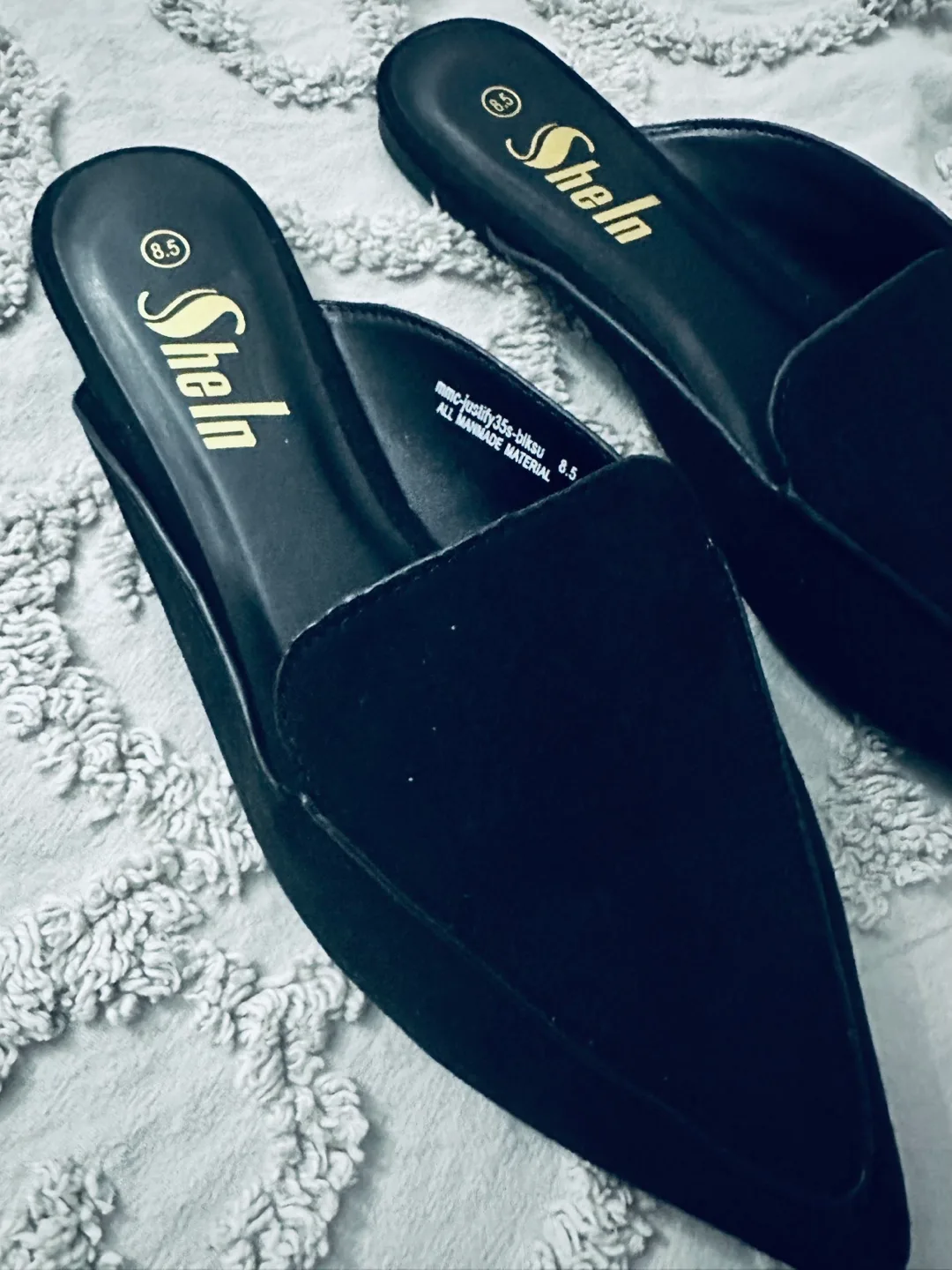 SheIn Black Mules - Size 8.5 image indicator(3)