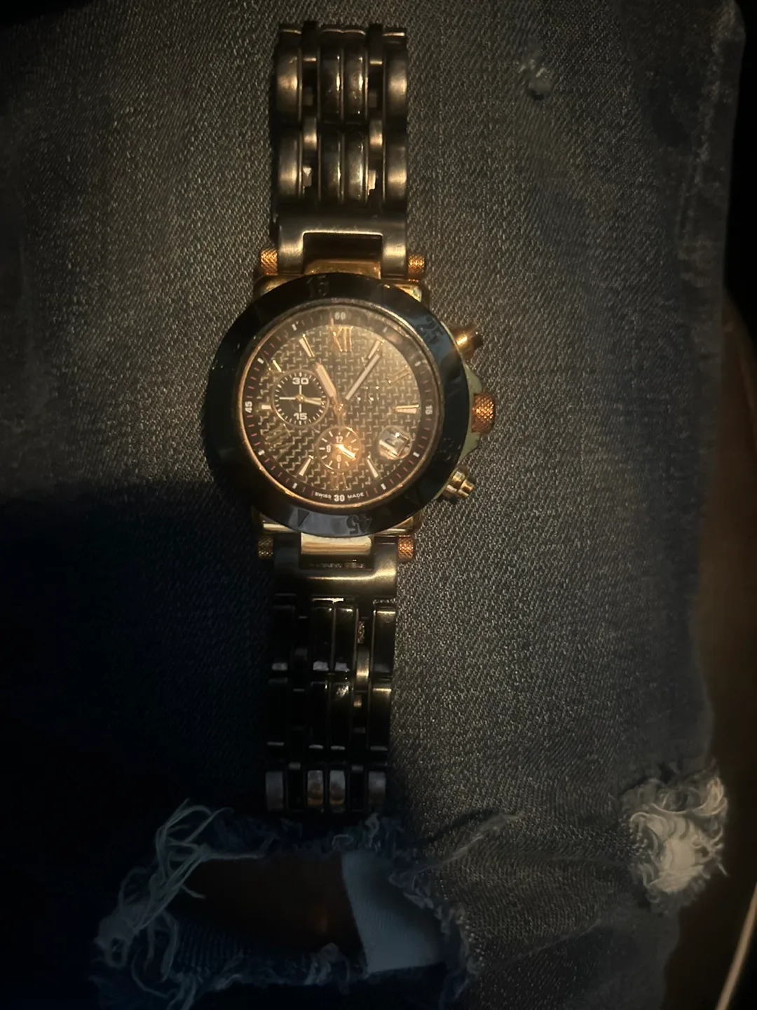 Michael Kors Women's Watch - Black & Gold thumbnail