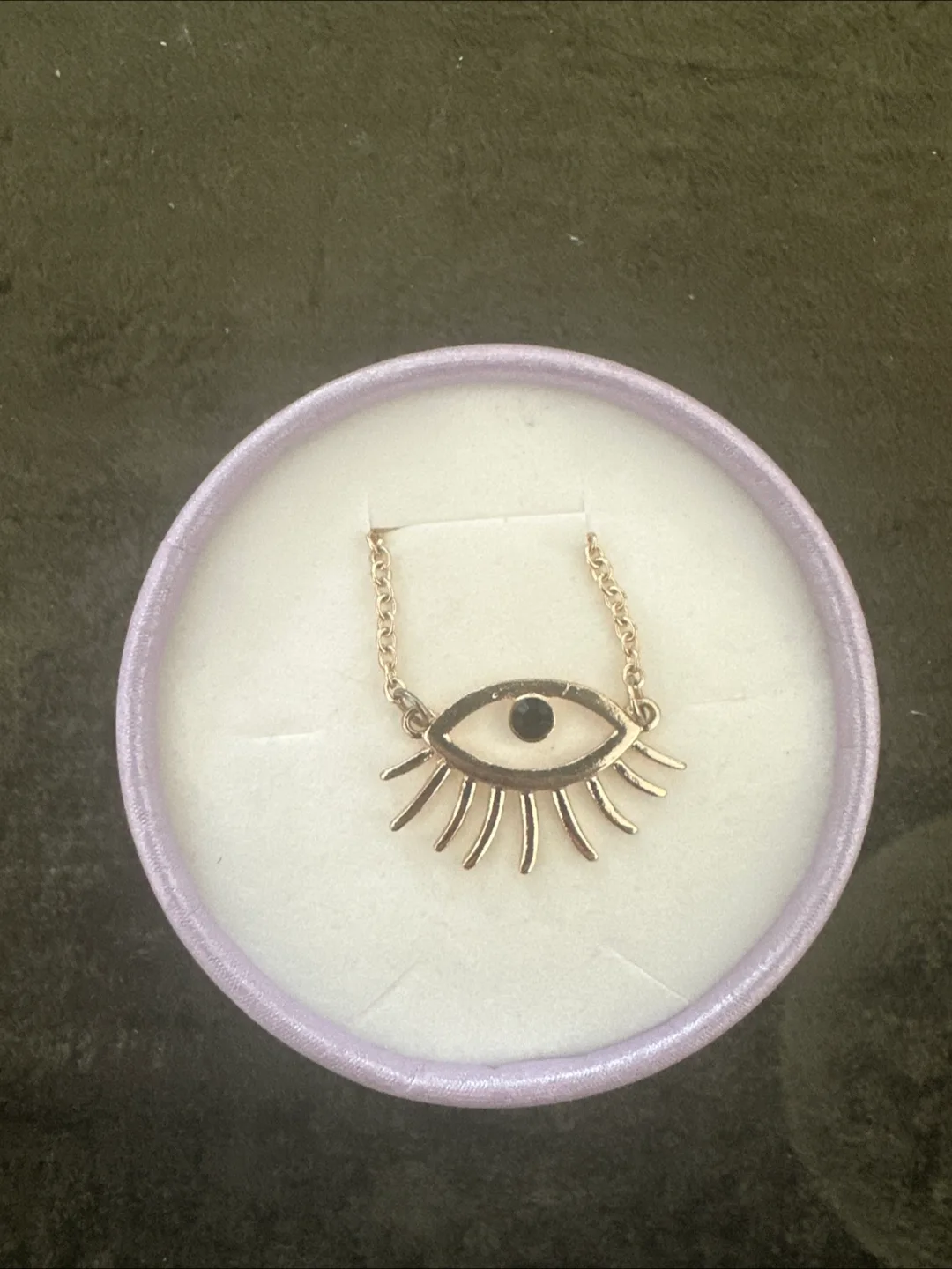 Evil Eye Gold Necklace thumbnail