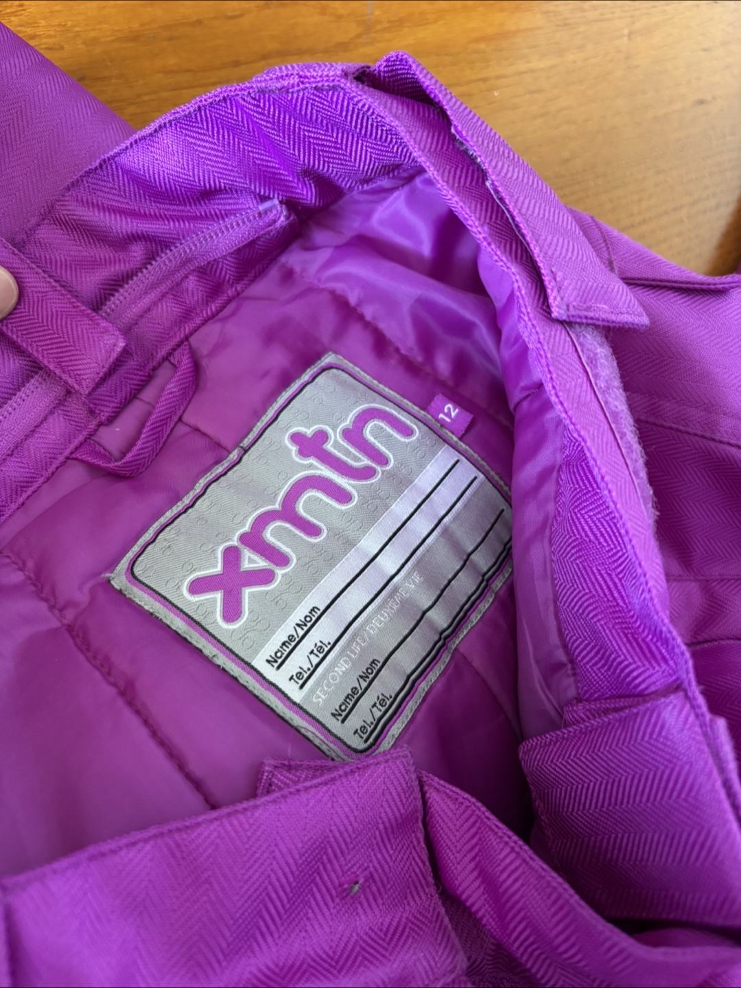 XMTN Purple Snow Pants - Size 12 - photo 2