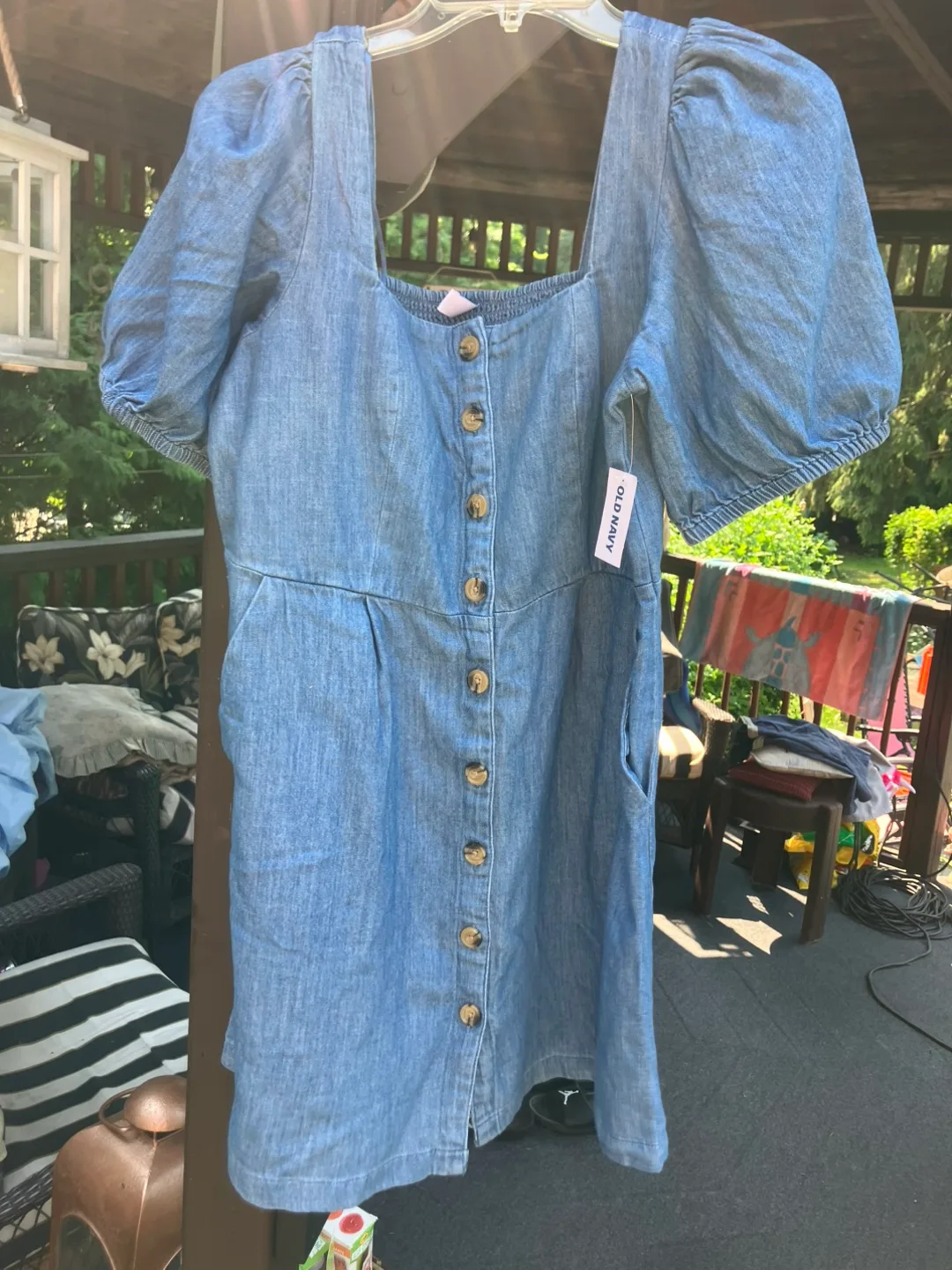 Old Navy Denim Dress - Size L thumbnail