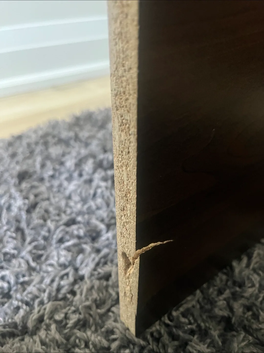 Solid Dark Brown wooden Wardrobe with Shelves image indicator(4)