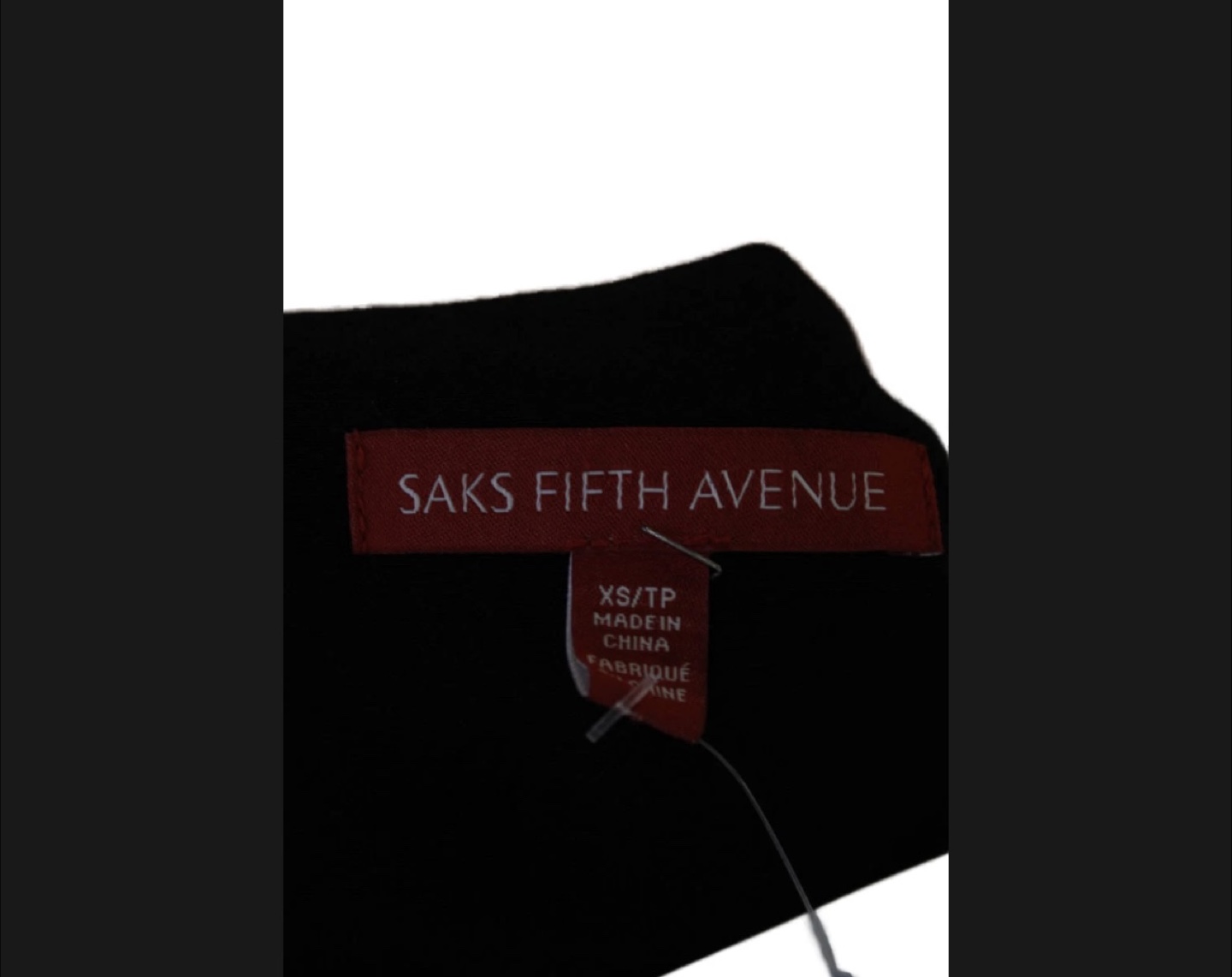 Saks Fifth Avenue Open Cut Shoulder Blazer Black XS - photo 2