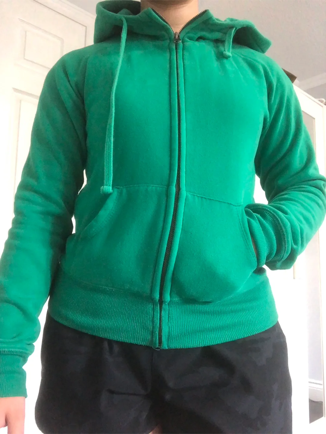 Urban Behavior Green Zip-Up Hoodie thumbnail