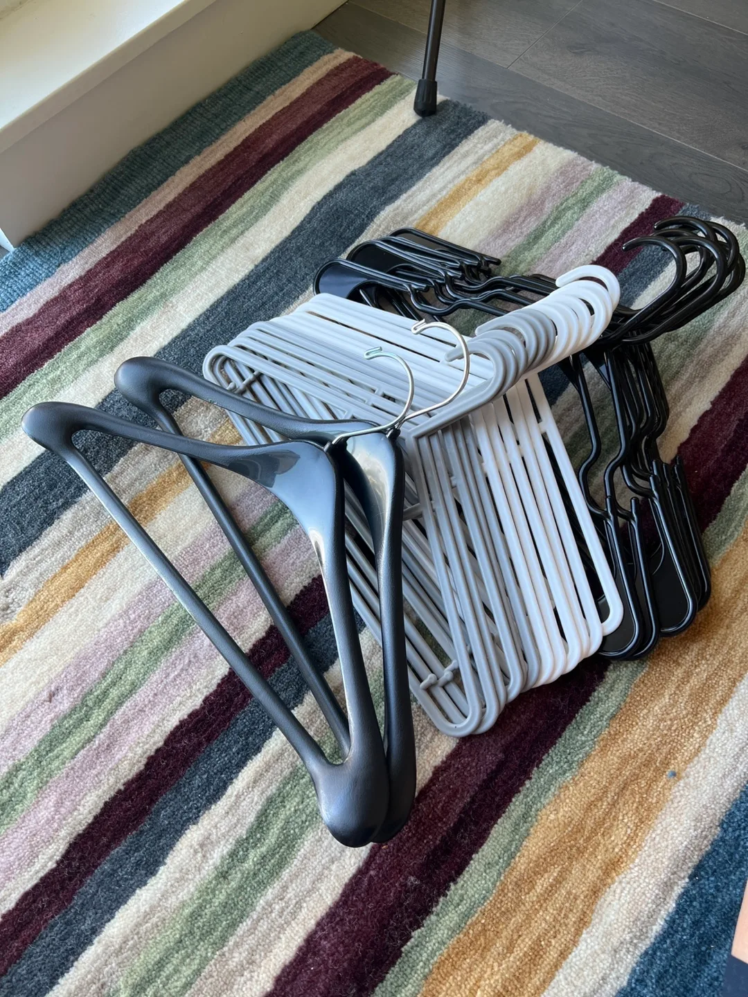 Clothes Hangers - Black, Grey, White thumbnail
