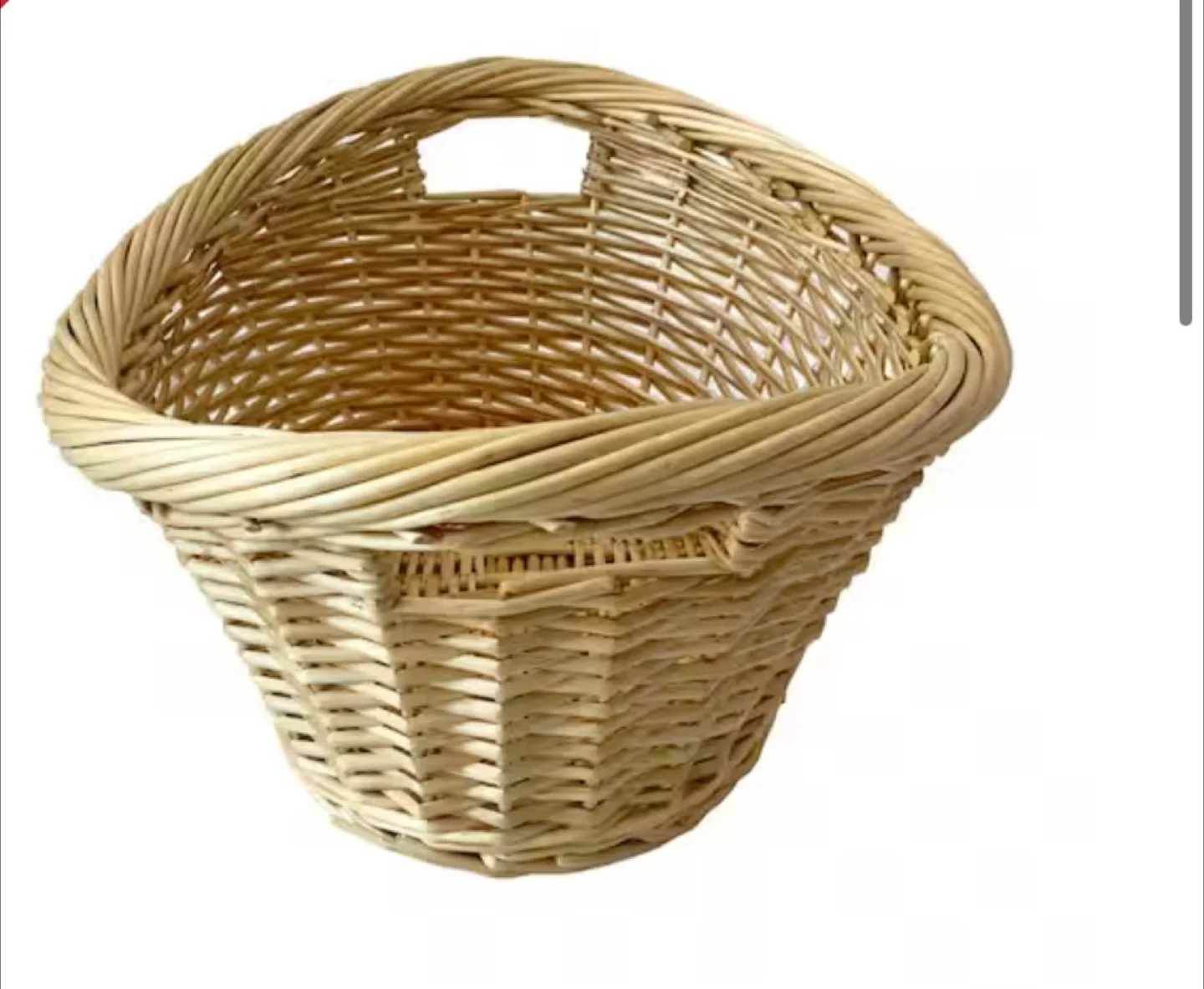 Wicker Basket with Handle thumbnail