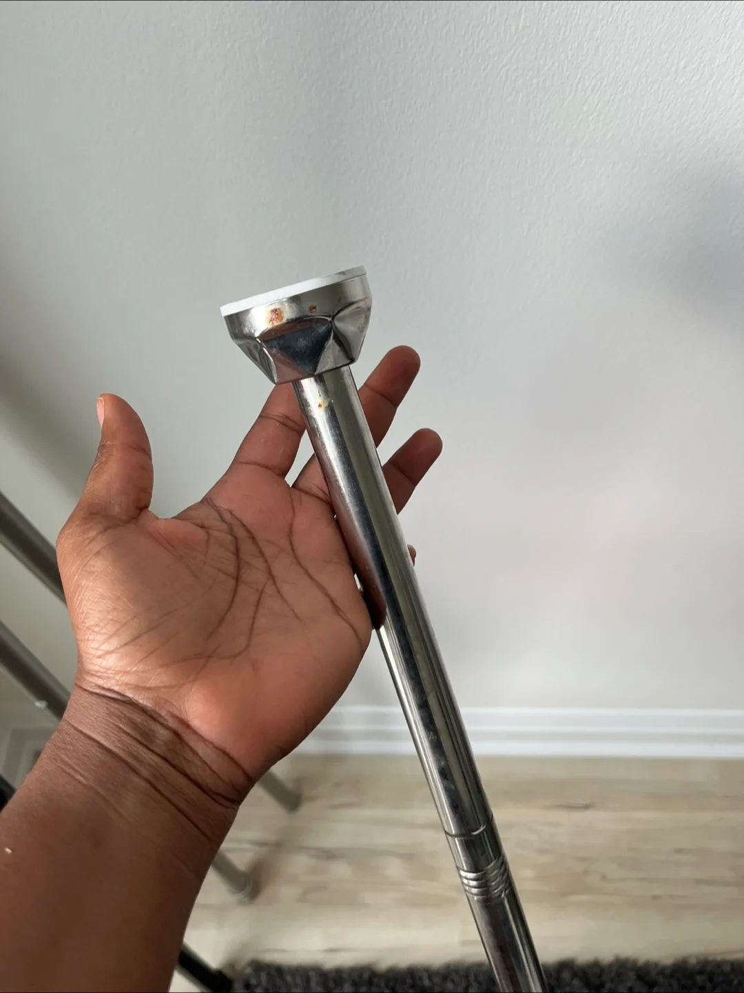 No Drill adjustable Tension Shower Curtain Rod thumbnail