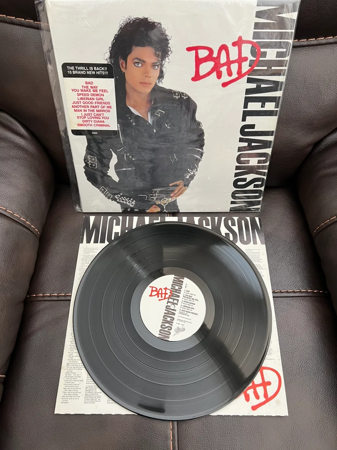 Michael Jackson - Bad Vinyl Record (Canadian pressing) NM thumbnail