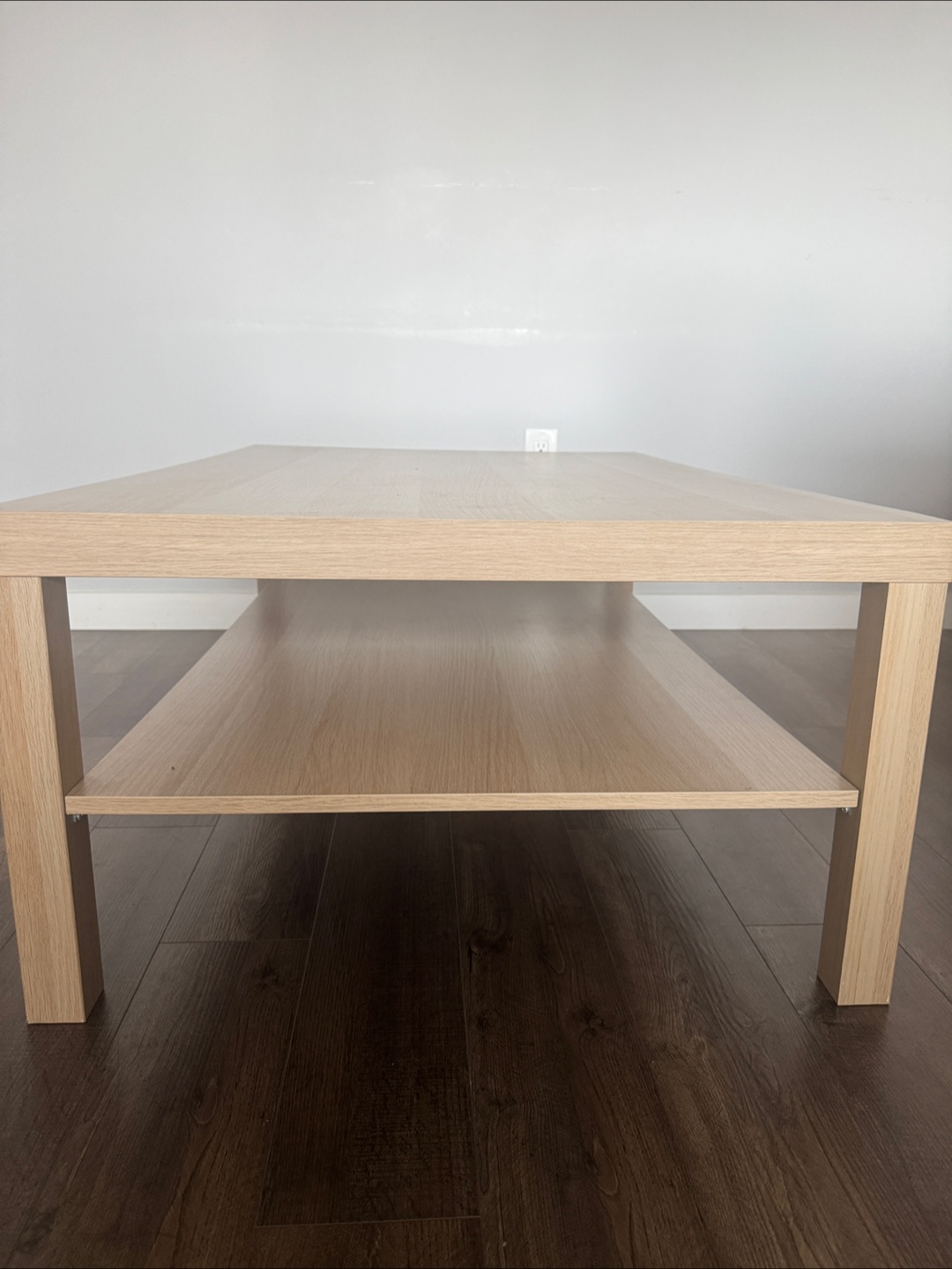 IKEA Lack Wood Coffee Table with Shelf