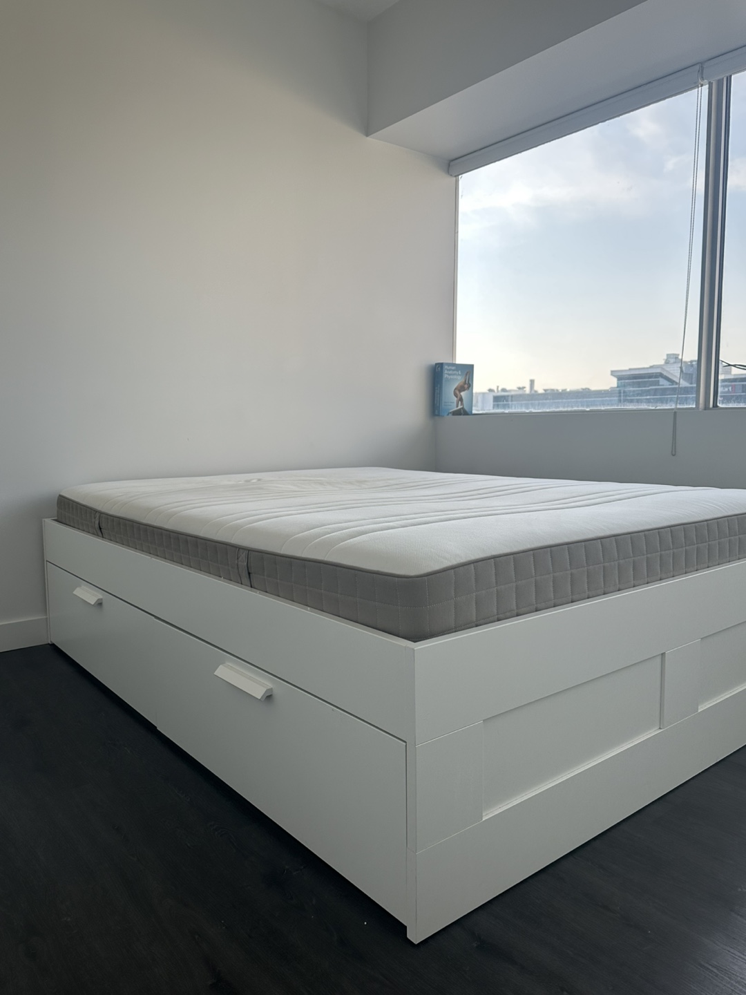 Ikea bed frame with 4 drawers and Mattress - photo 2