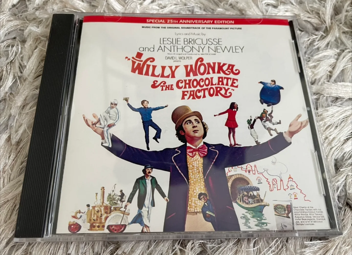 Willy Wonka & The Chocolate Factory Soundtrack CD thumbnail