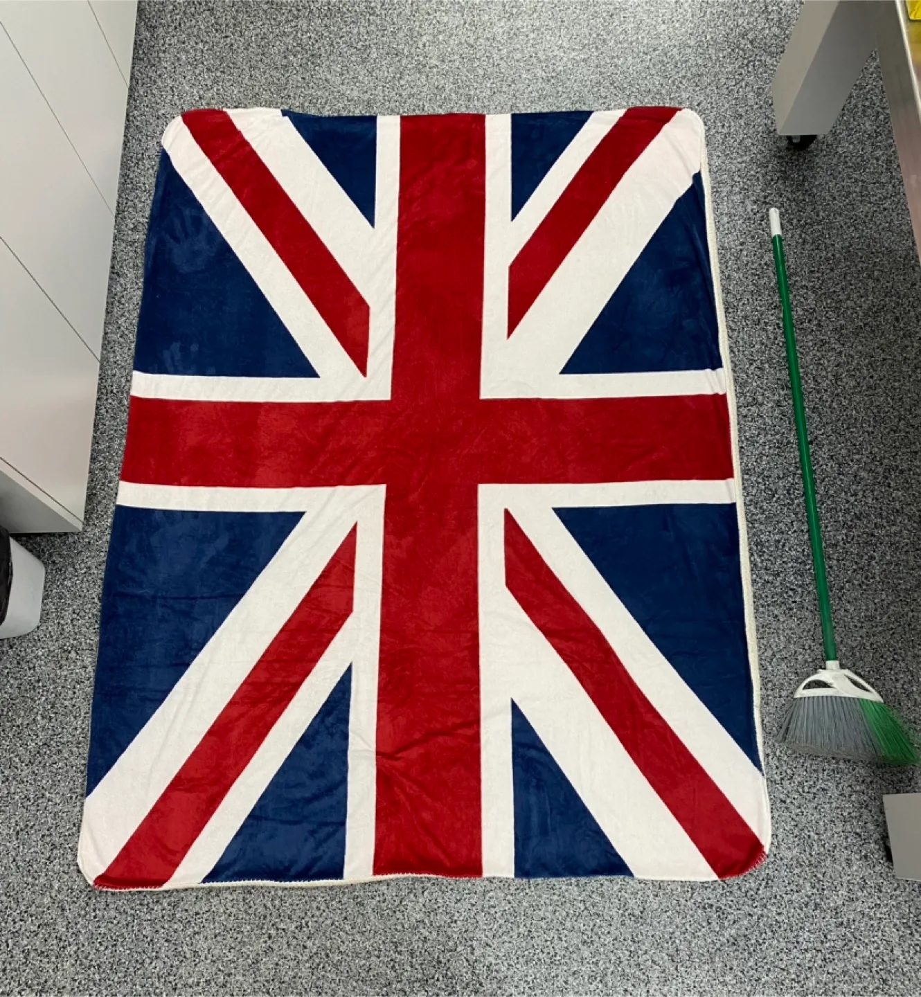 Vintage Union Jack UK National Flag Blanket 50x70 thumbnail