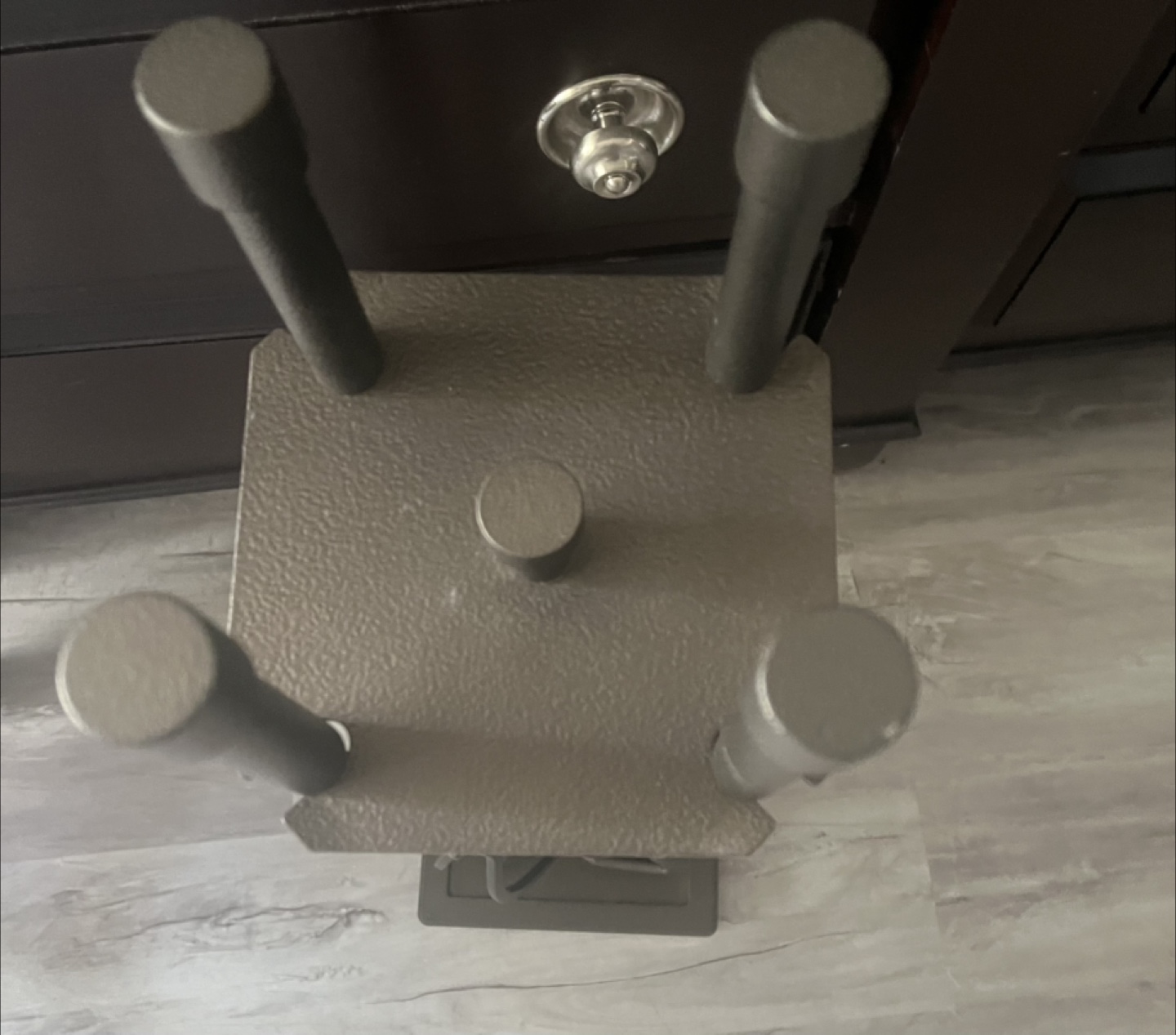 Fireplace Tool Set - Black Iron Finish - photo 3
