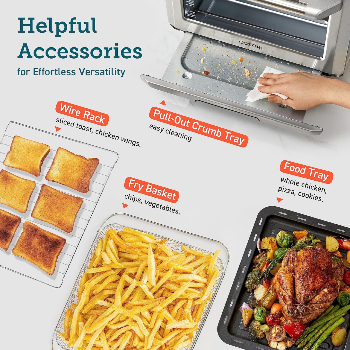 Cosori 10-in-1 Smart Air Fryer Toaster Oven - photo 2