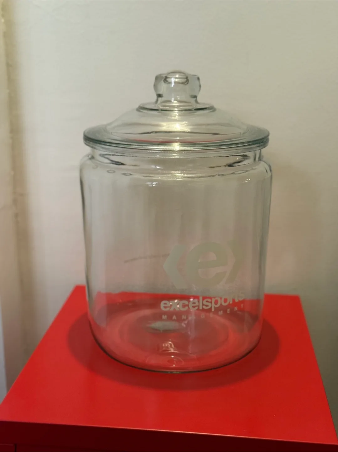 Glass Cookie Jar / Vase thumbnail