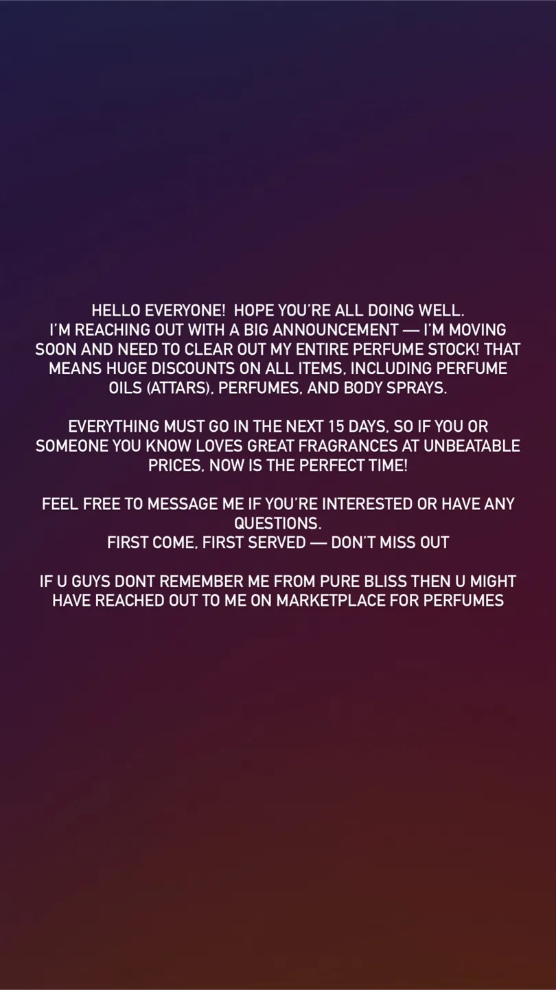 Sale perfume / Perfume Oils & Body Sprays thumbnail