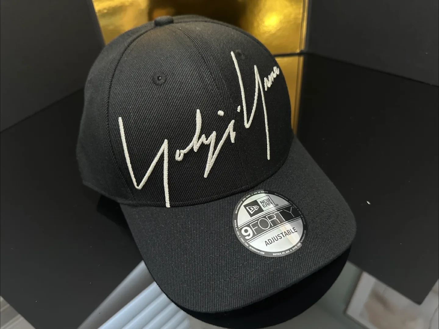Yohji Yamamoto 9FORTY adjustable cap in black thumbnail