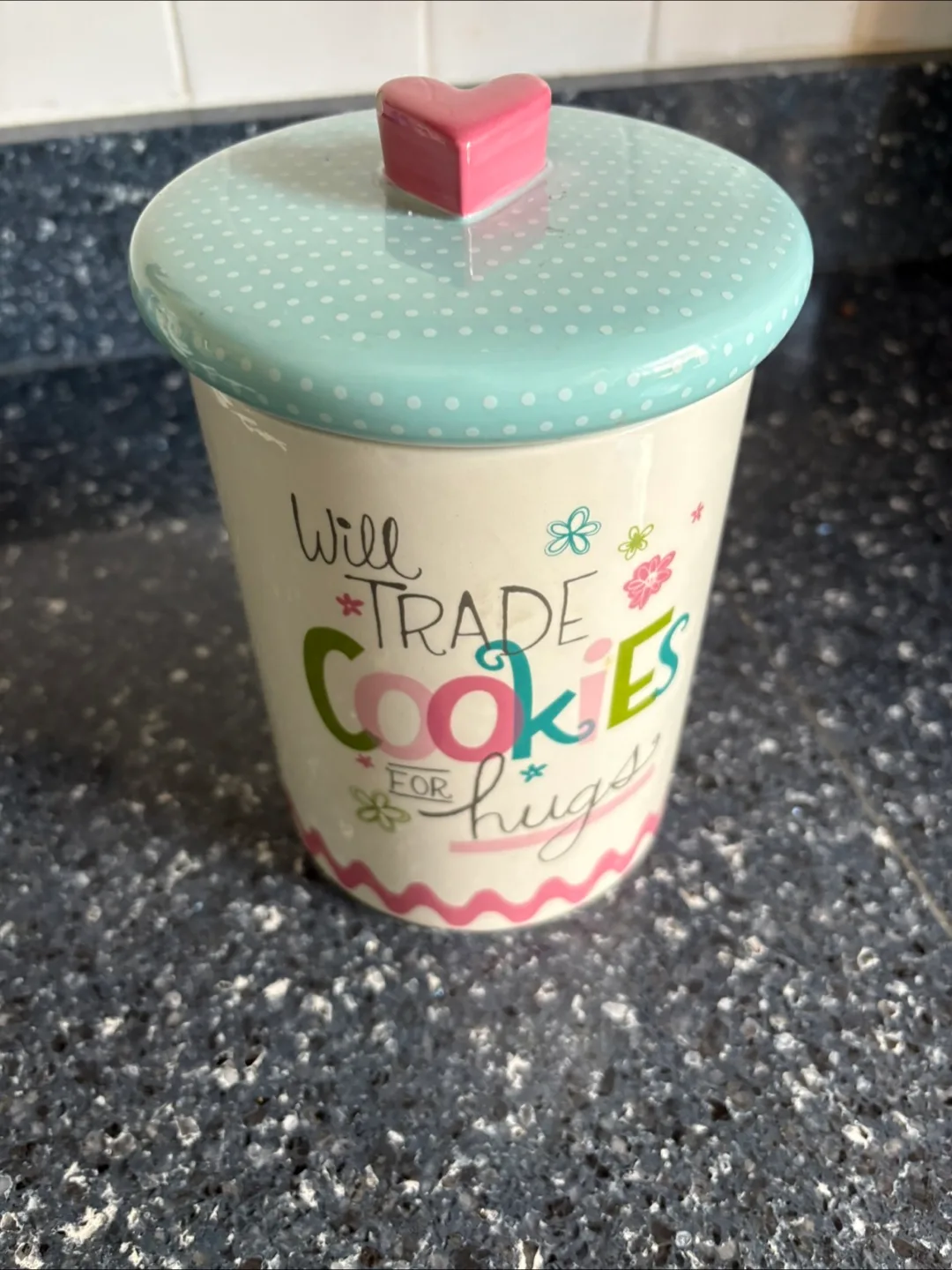 Hallmark Cookie Jar with Lid❤️ thumbnail