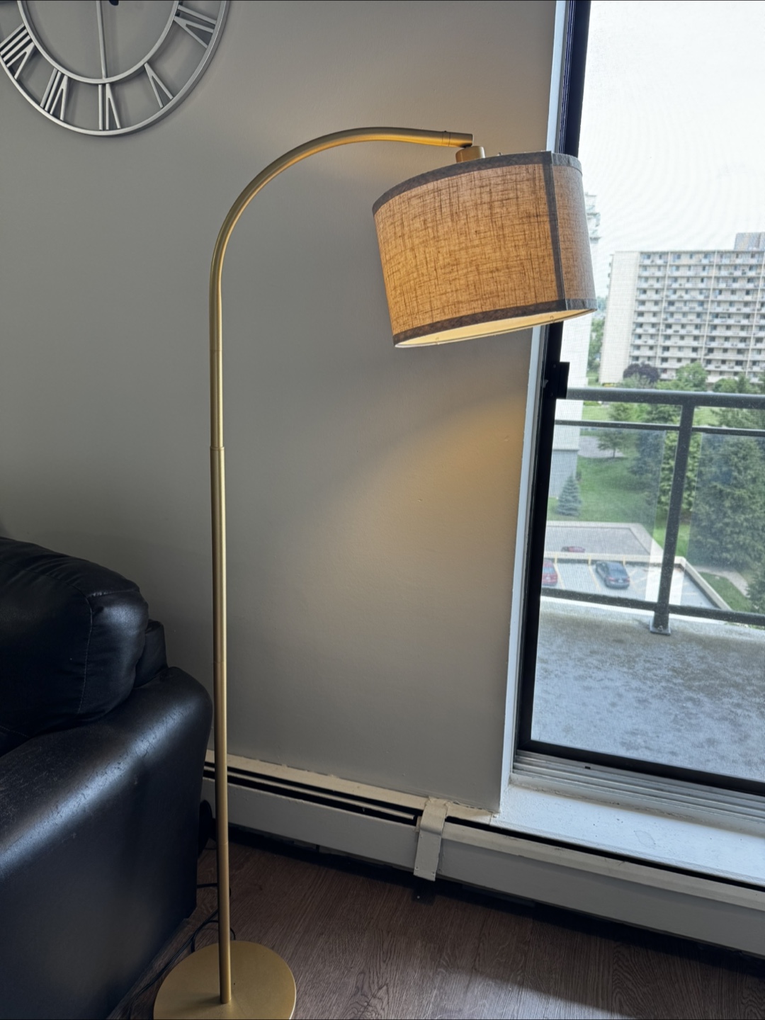 Gold Arc Floor Lamp