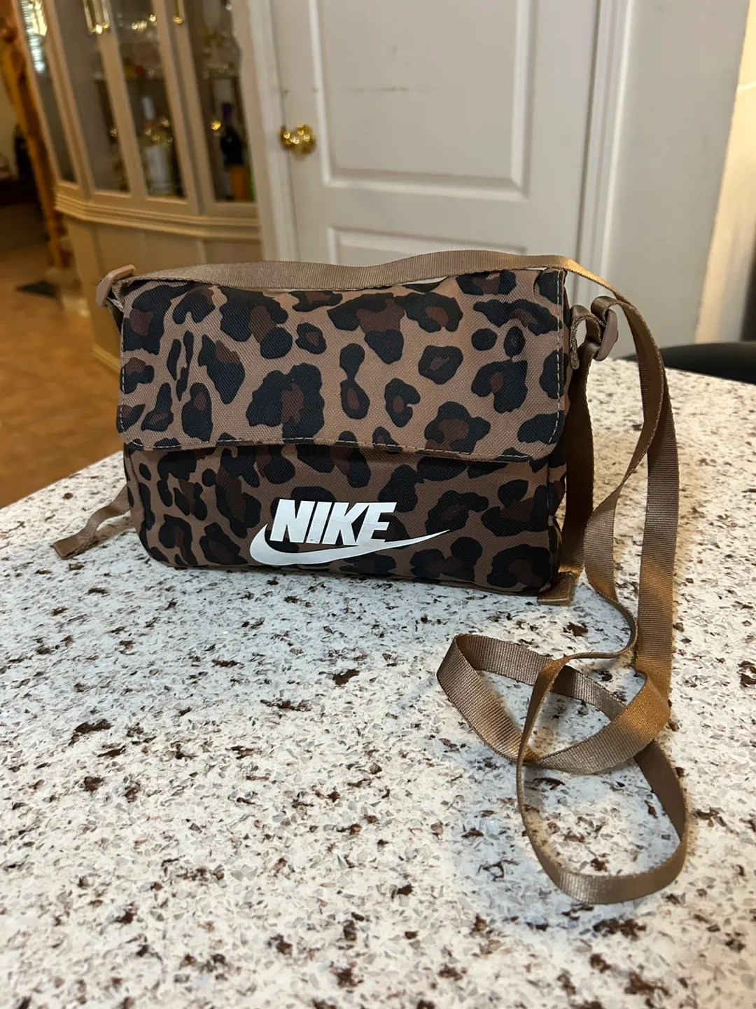 Nike Leopard Print Crossbody Bag thumbnail