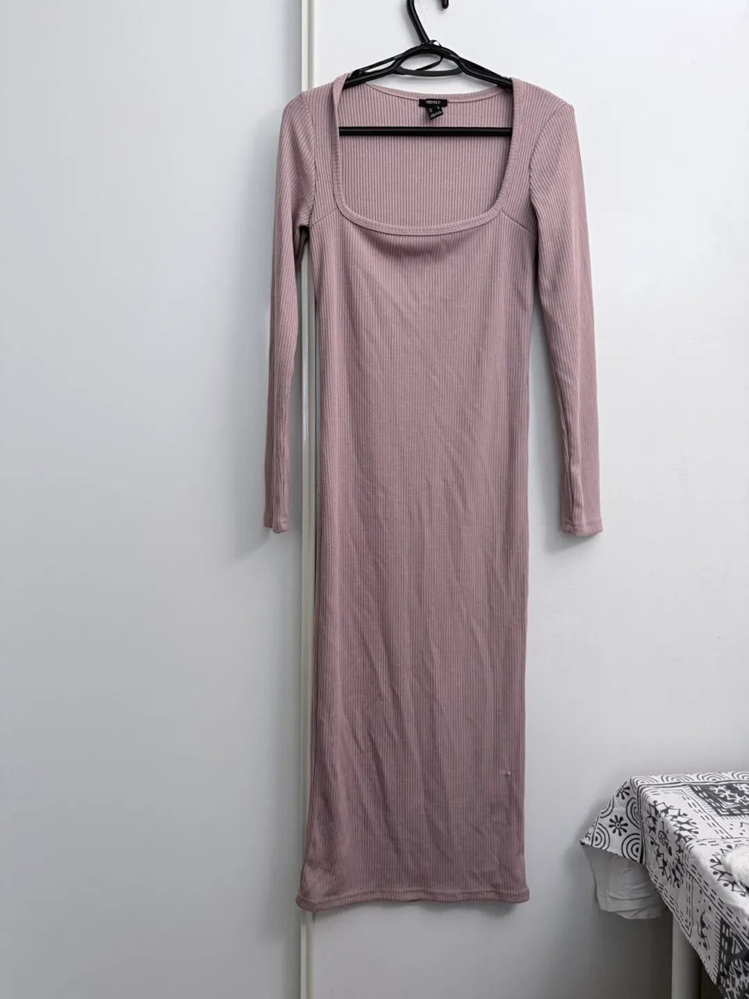 Forever 21 Ribbed Long Sleeve Dress thumbnail