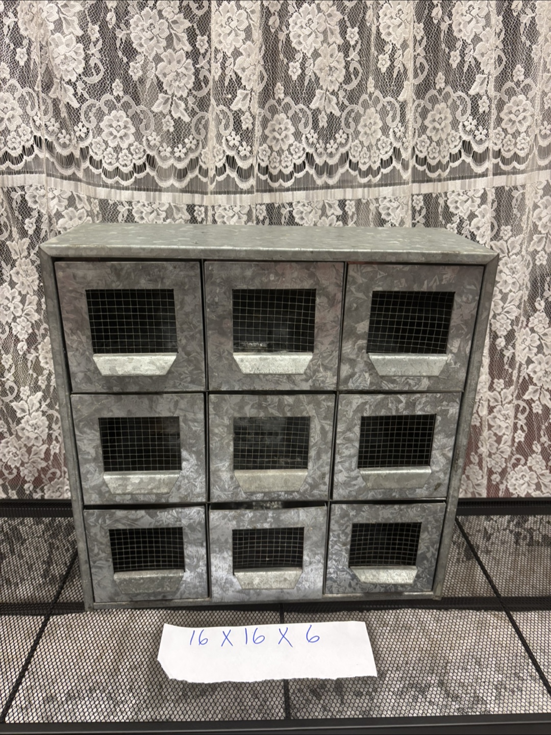 Metal Storage Cabinet with 9 Drawers