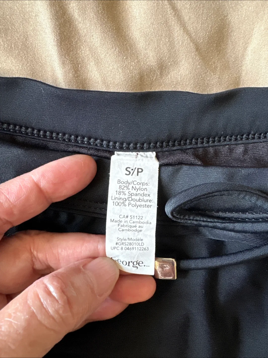 🇨🇦George Black Swim Skirt - Size S image indicator(3)