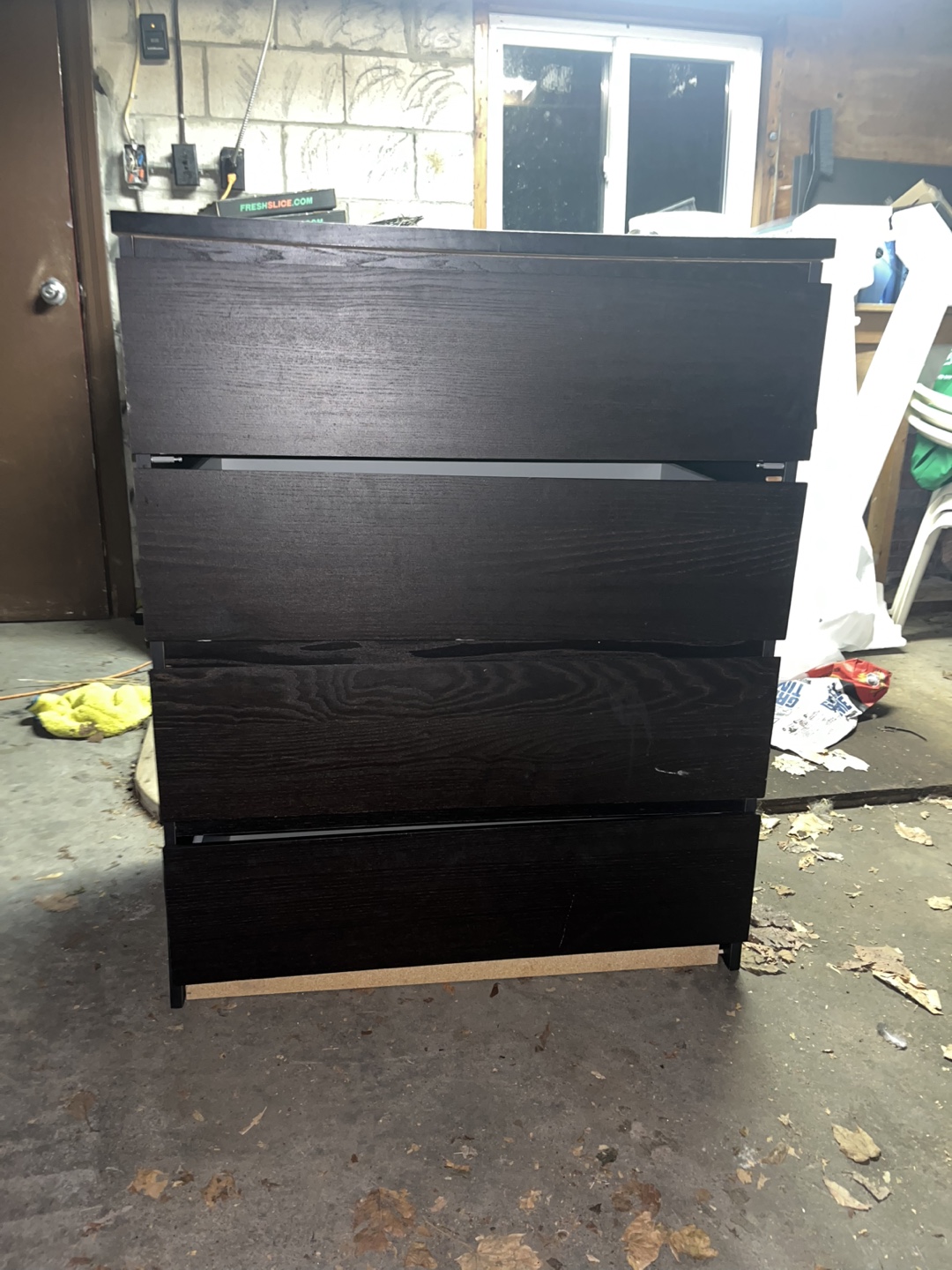 IKEA Hemnes Black-Brown 4-Drawer Dresser
