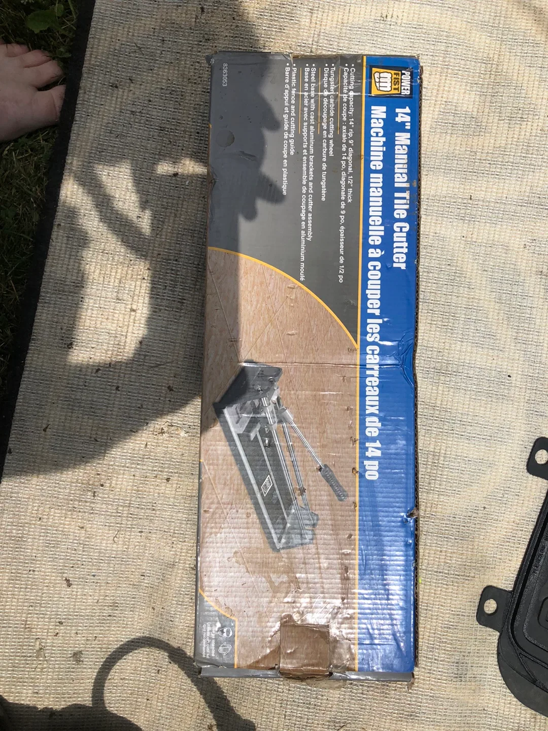 Power Fist 14" Manual Tile Cutter thumbnail