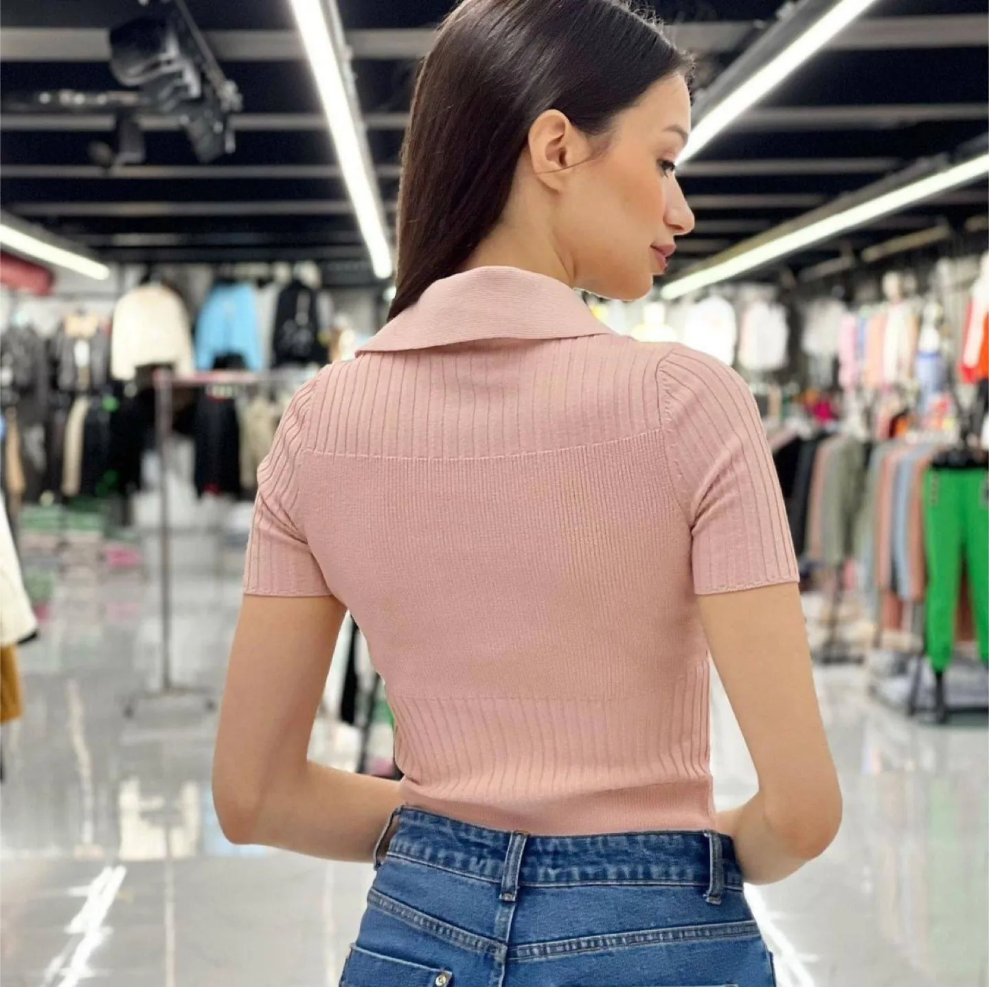 Collared Knit Bodysuit image indicator(3)